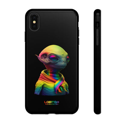 LGBTQWorldwide - ,,ALIEN" Doppelgehäuse Handyhülle Accessories, Glossy, iPhone Cases, Matte, Phone accessory, Phone Cases, Samsung Cases, tough, Valentine's Day Picks lgbtq Bekleidung Accessoires unisex Zubehör