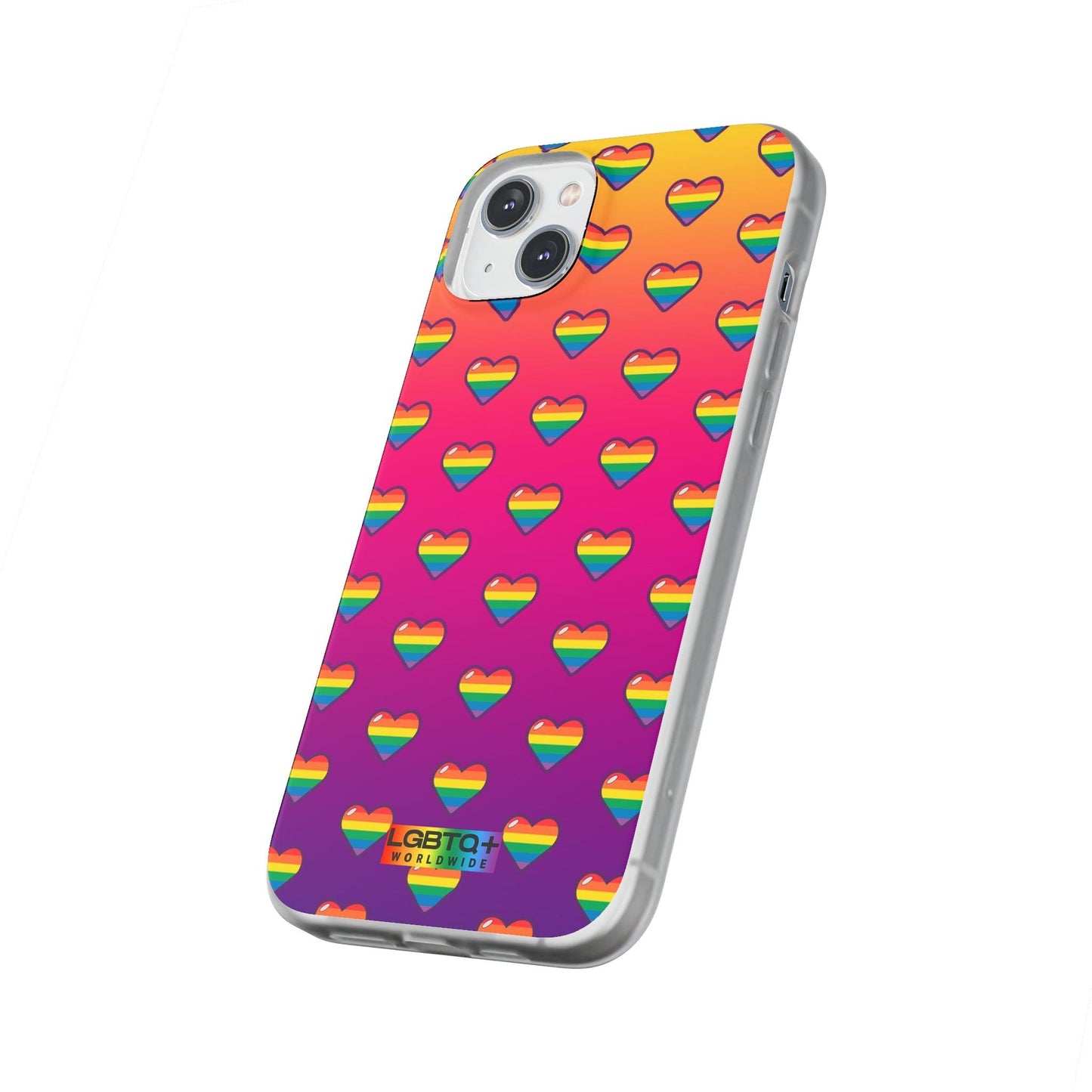 LGBTQWorldwide - ,,HERZEN" Flexible Handyhülle Accessories, Case, iPhone, iPhone Cases, Phone accessory, Phone Cases, Samsung Cases, silikon, Valentine's Day promotion lgbtq Bekleidung Accessoires unisex Zubehör