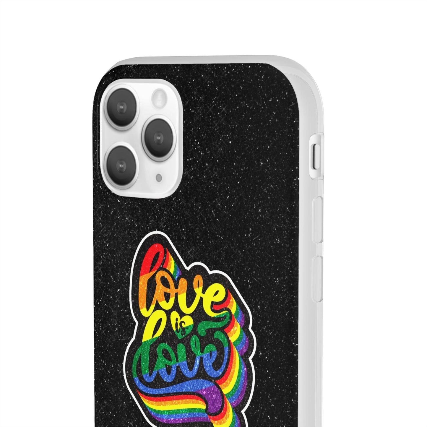 LGBTQWorldwide - ,,LIEBE IST LIEBE" Flexible Handyhülle Accessories, Case, iPhone, iPhone Cases, Phone accessory, Phone Cases, Samsung Cases, Valentine's Day promotion lgbtq Bekleidung Accessoires unisex Zubehör