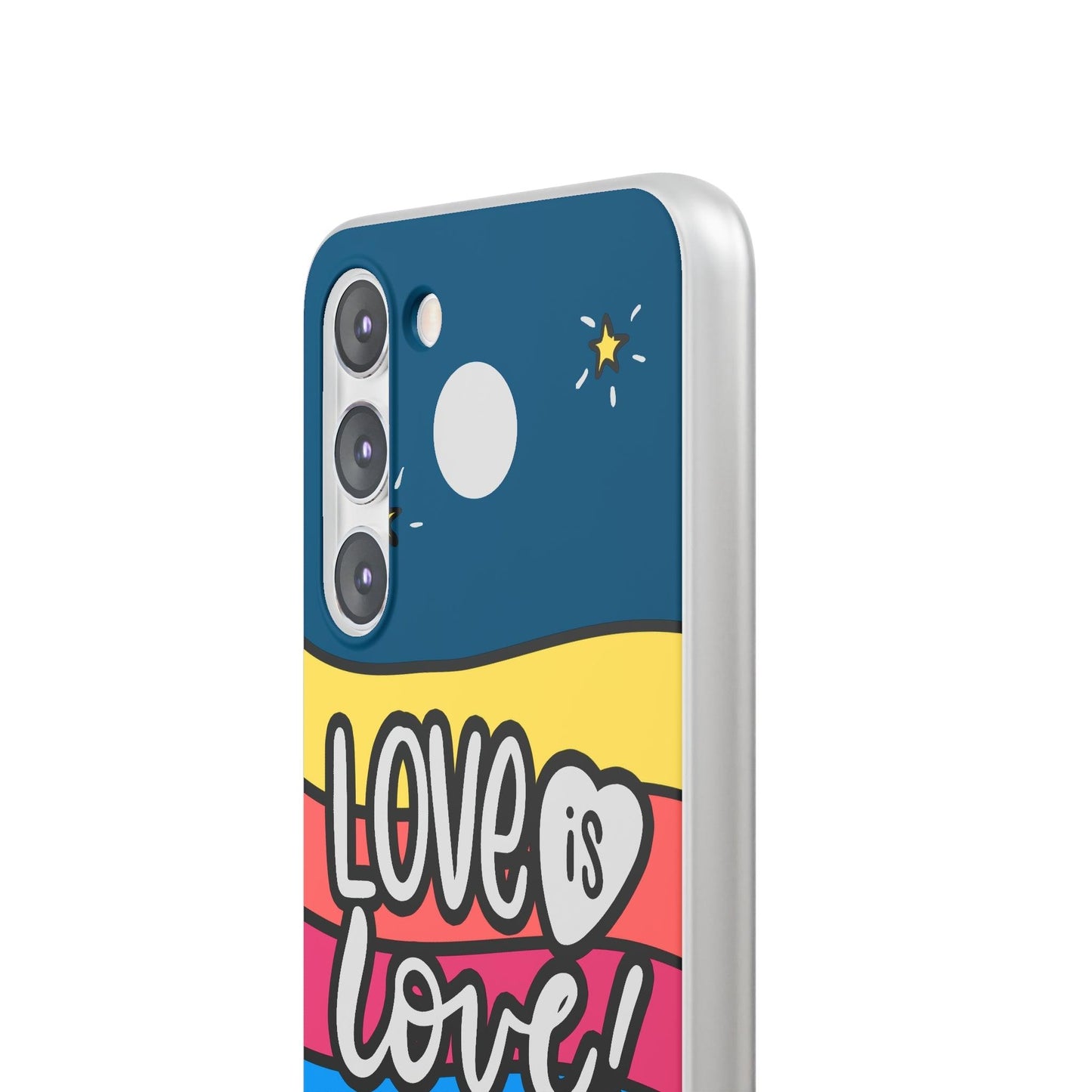 LGBTQWorldwide - ,,LIEBES WOLKE" Flexible Handyhülle Accessories, Case, iPhone, iPhone Cases, Phone accessory, Phone Cases, Samsung Cases, silikon, Valentine's Day promotion lgbtq Bekleidung Accessoires unisex Zubehör