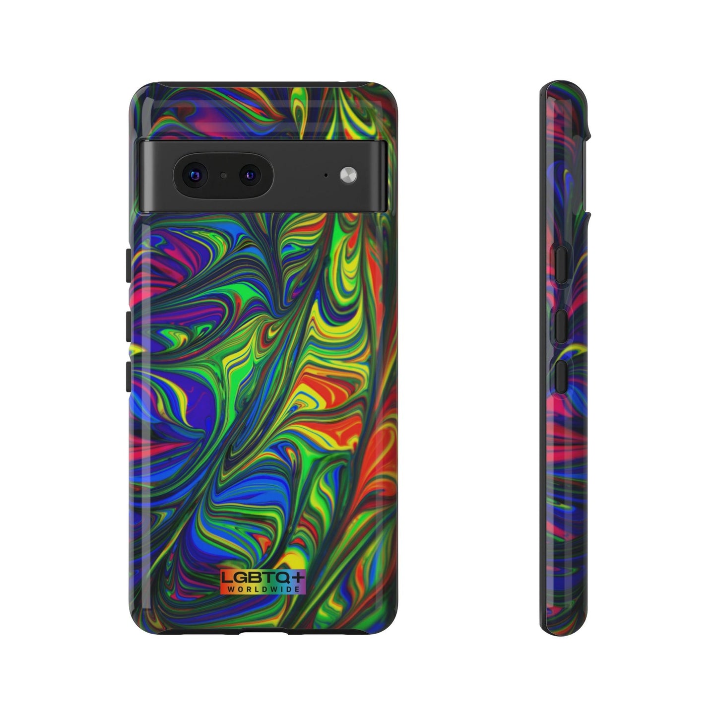 LGBTQWorldwide - ,,ILLUSION" Doppelgehäuse Handyhülle Accessories, Glossy, iPhone Cases, Matte, Phone accessory, Phone Cases, Samsung Cases, Thermo, Valentine's Day Picks lgbtq Bekleidung Accessoires unisex Zubehör