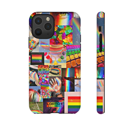 LGBTQWorldwide - ,,FARBEN" Doppelgehäuse Handyhülle Accessories, Glossy, iPhone Cases, Matte, Phone accessory, Phone Cases, Samsung Cases, Thermo, Valentine's Day Picks lgbtq Bekleidung Accessoires unisex Zubehör