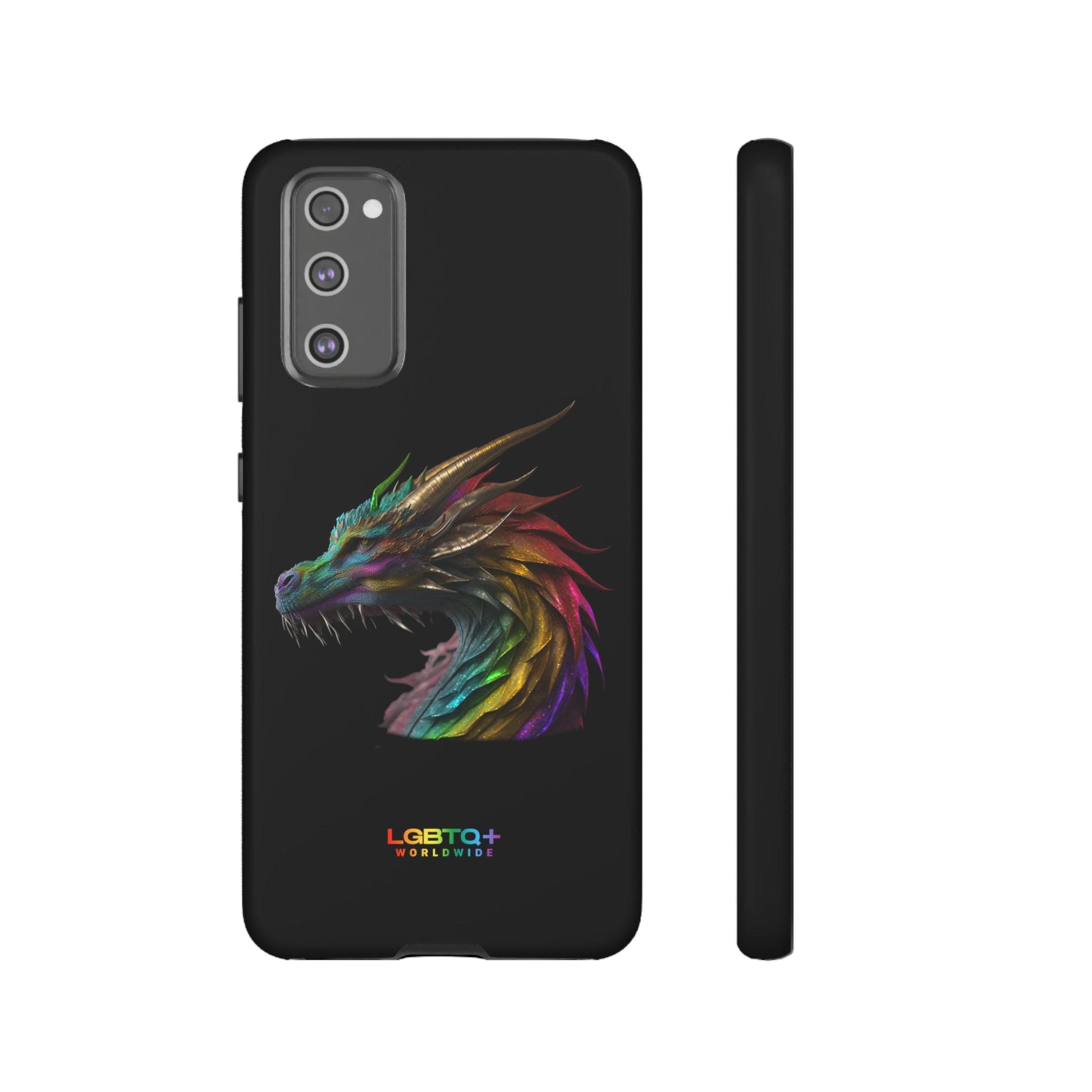 LGBTQWorldwide - ,,DRACHE" Doppelgehäuse Handyhülle Accessories, Glossy, iPhone Cases, Matte, Phone accessory, Phone Cases, Samsung Cases, tough, Valentine's Day Picks lgbtq Bekleidung Accessoires unisex Zubehör