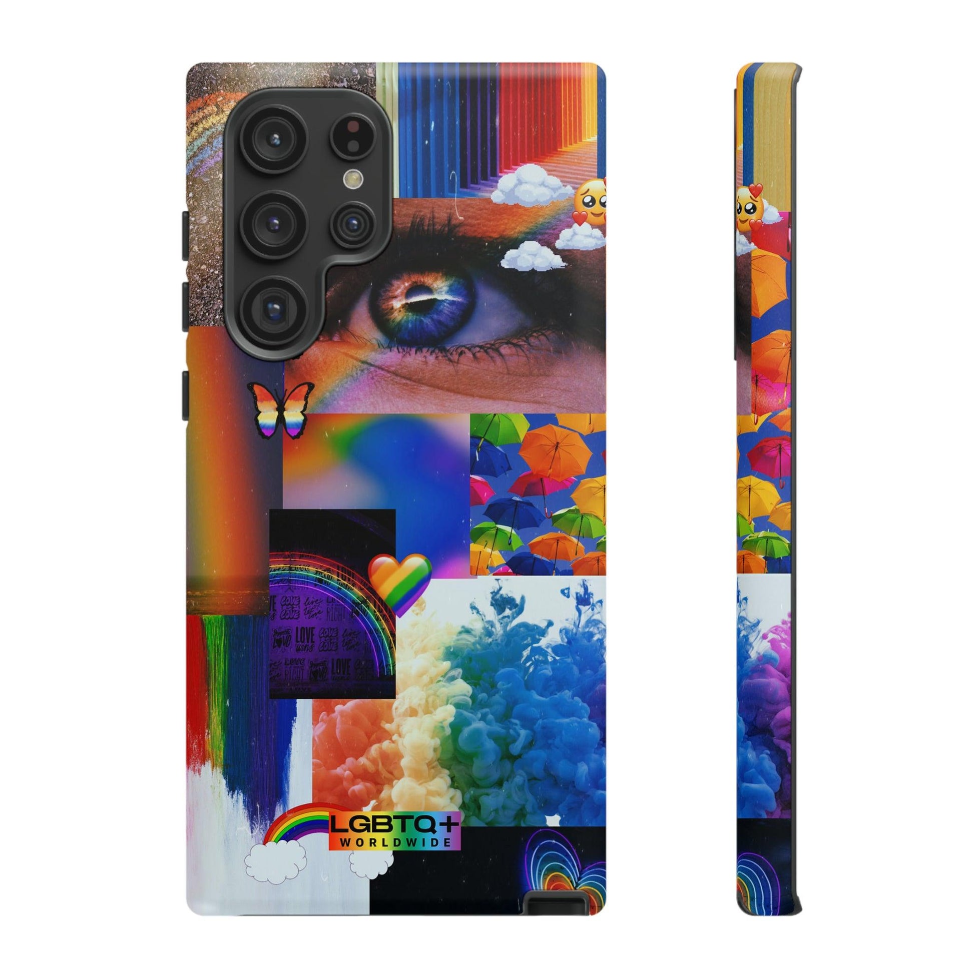 LGBTQWorldwide - ,,VISION" Doppelgehäuse Handyhülle Accessories, Glossy, iPhone Cases, Matte, Phone accessory, Phone Cases, Samsung Cases, Thermo, Valentine's Day Picks lgbtq Bekleidung Accessoires unisex Zubehör