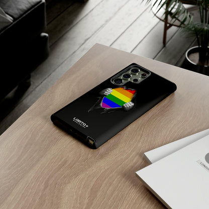 LGBTQWorldwide - ,,SCHWARZES LOCH" Doppelgehäuse Handyhülle Accessories, Glossy, iPhone Cases, Matte, Phone accessory, Phone Cases, Samsung Cases, Thermo, Valentine's Day Picks lgbtq Bekleidung Accessoires unisex Zubehör