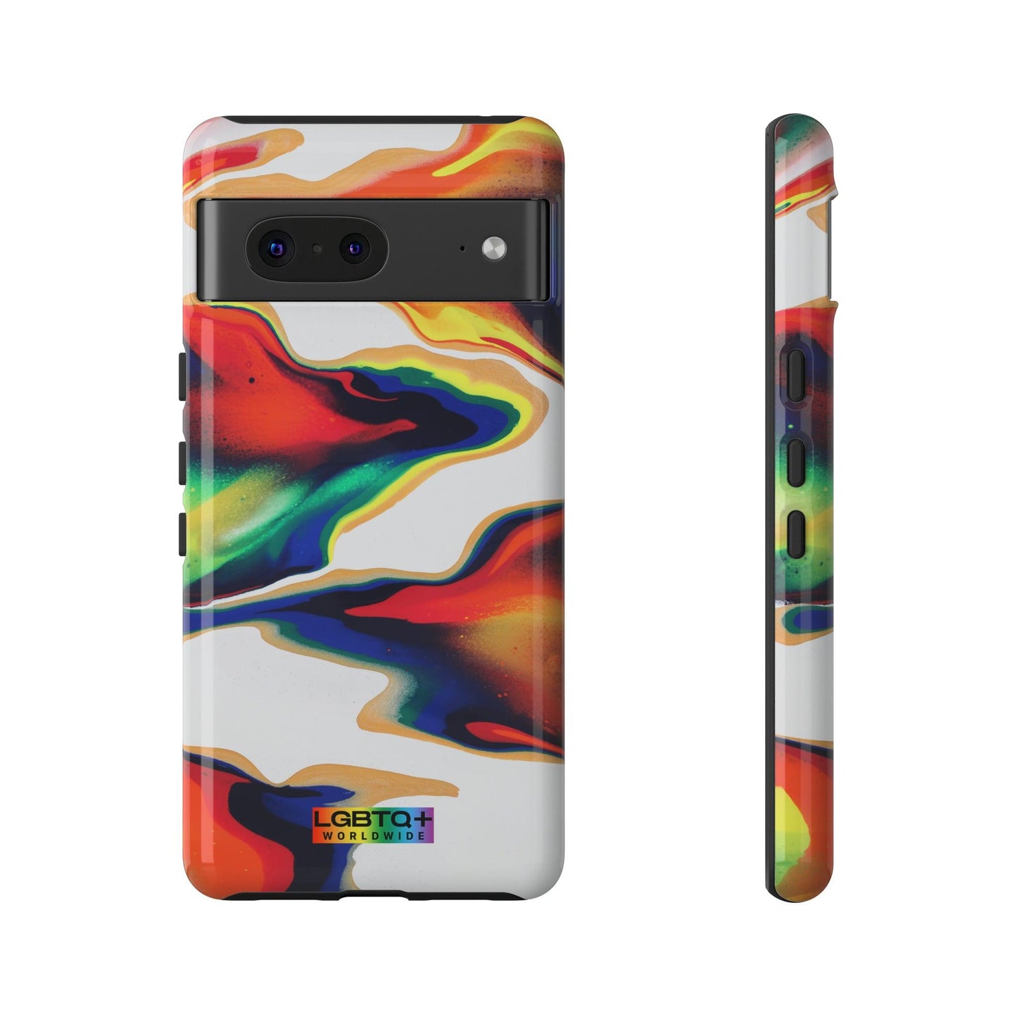 LGBTQWorldwide - ,,EINZIGARTIG" Doppelgehäuse Handyhülle Accessories, Glossy, iPhone Cases, Matte, Phone accessory, Phone Cases, Samsung Cases, Thermo, Valentine's Day Picks lgbtq Bekleidung Accessoires unisex Zubehör