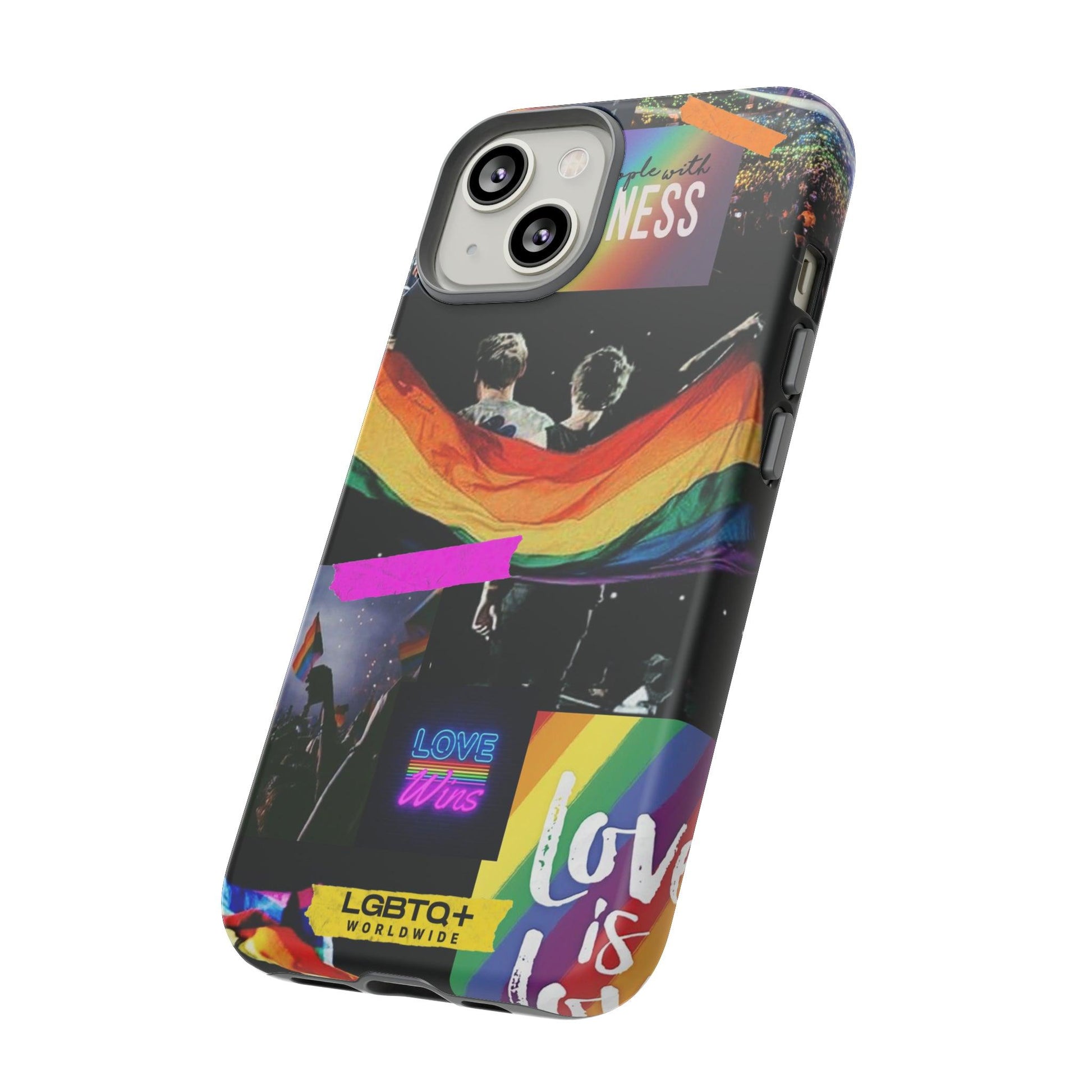 LGBTQWorldwide - ,,COMMUNITY" Doppelgehäuse Handyhülle Accessories, Glossy, iPhone Cases, Matte, Phone accessory, Phone Cases, Samsung Cases, Thermo, Valentine's Day Picks lgbtq Bekleidung Accessoires unisex Zubehör