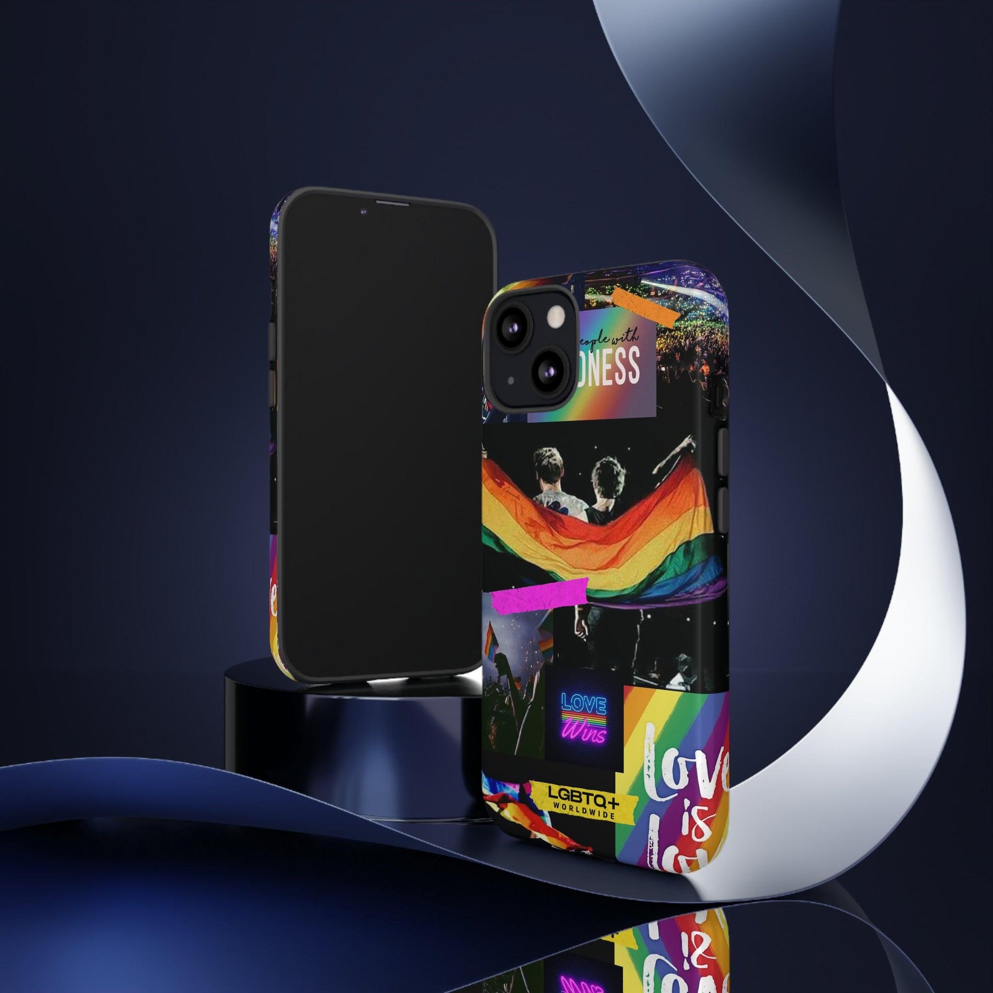 LGBTQWorldwide - ,,COMMUNITY" Doppelgehäuse Handyhülle Accessories, Glossy, iPhone Cases, Matte, Phone accessory, Phone Cases, Samsung Cases, Thermo, Valentine's Day Picks lgbtq Bekleidung Accessoires unisex Zubehör