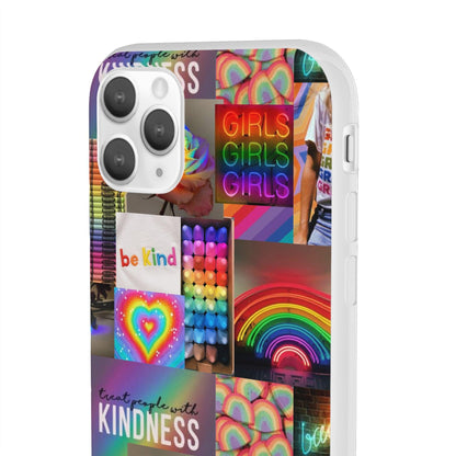 LGBTQWorldwide - ,,FREUNDLICHKEIT" Flexible Handyhülle Accessories, Case, iPhone, iPhone Cases, Phone accessory, Phone Cases, Samsung Cases, silikon, Valentine's Day promotion lgbtq Bekleidung Accessoires unisex Zubehör