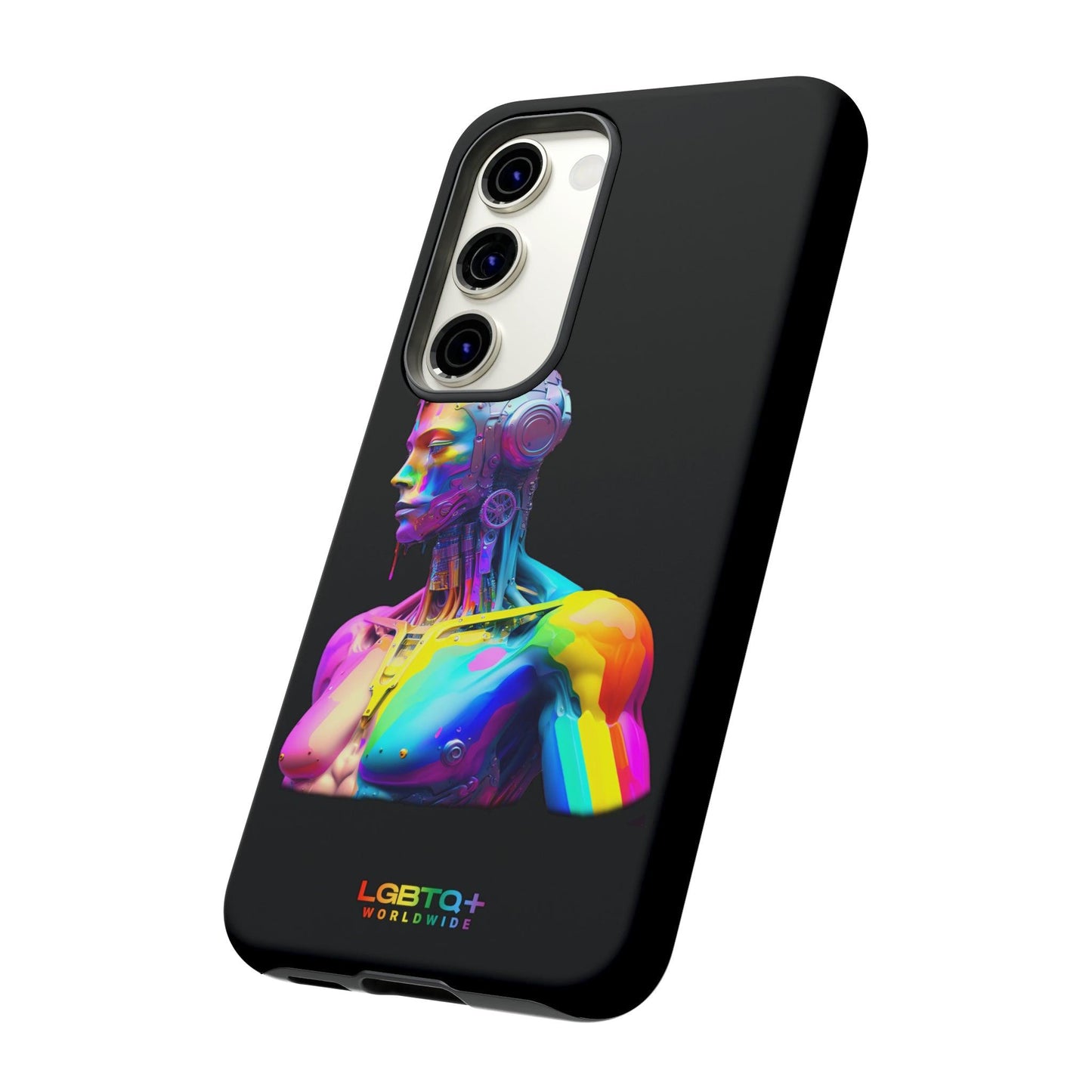 LGBTQWorldwide - ,,ZUKÜNFTIGER ROBOTER" Doppelgehäuse Handyhülle Accessories, Glossy, iPhone Cases, Matte, Phone accessory, Phone Cases, Samsung Cases, tough, Valentine's Day Picks lgbtq Bekleidung Accessoires unisex Zubehör