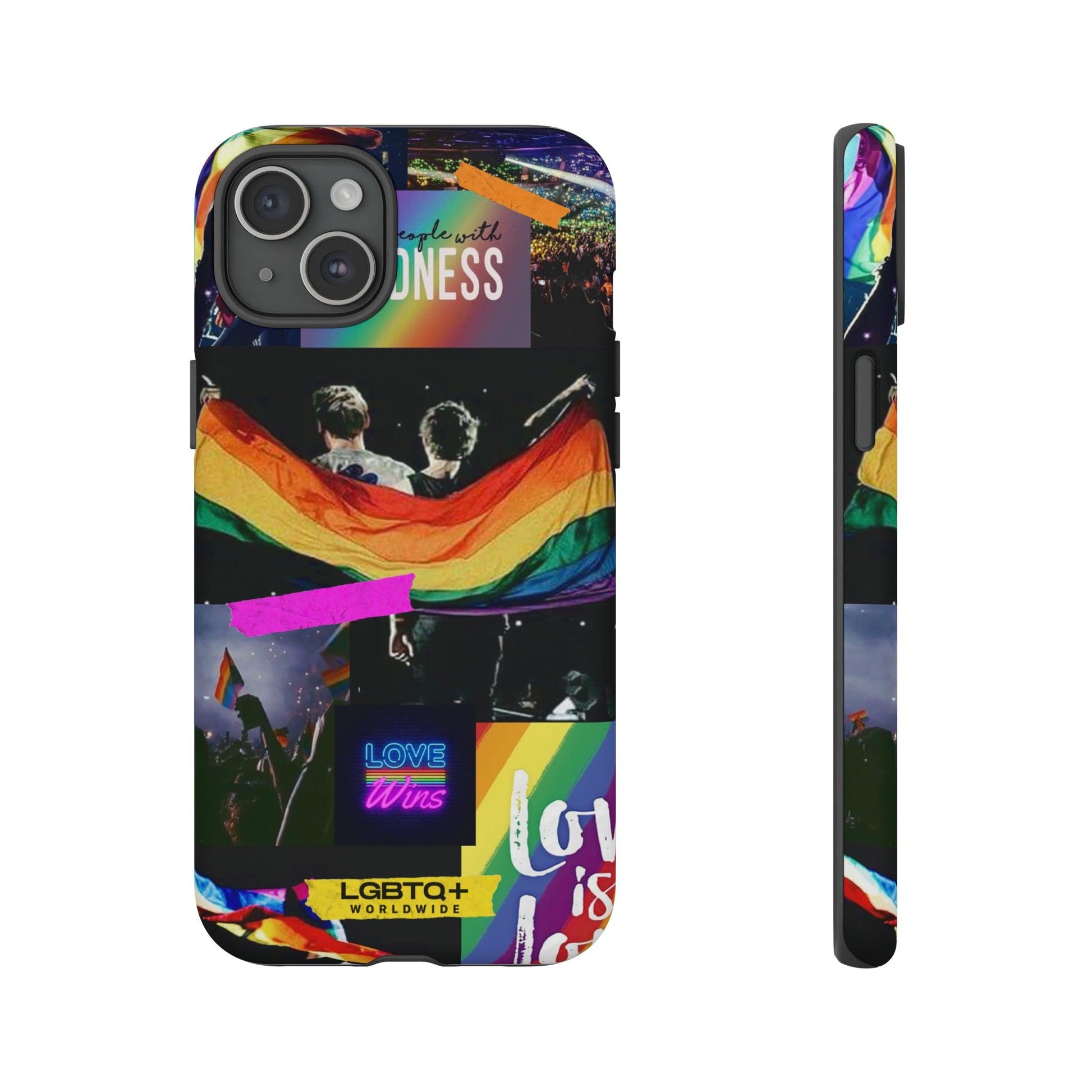 LGBTQWorldwide - ,,COMMUNITY" Doppelgehäuse Handyhülle Accessories, Glossy, iPhone Cases, Matte, Phone accessory, Phone Cases, Samsung Cases, Thermo, Valentine's Day Picks lgbtq Bekleidung Accessoires unisex Zubehör