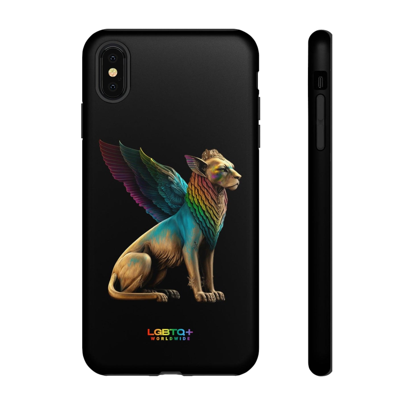 LGBTQWorldwide - ,,SPHINX" Doppelgehäuse Handyhülle Accessories, Glossy, iPhone Cases, Matte, Phone accessory, Phone Cases, Samsung Cases, tough, Valentine's Day Picks lgbtq Bekleidung Accessoires unisex Zubehör