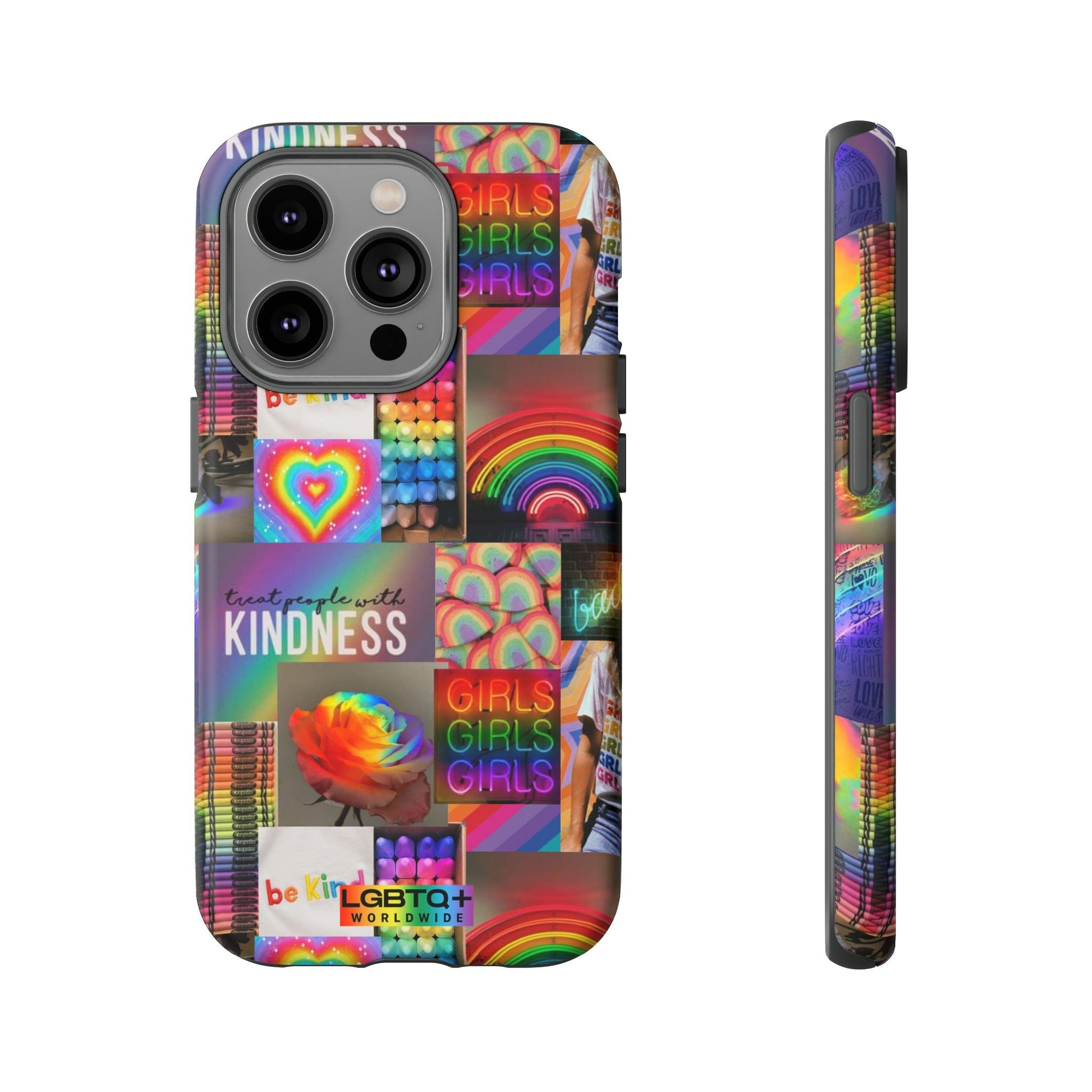 LGBTQWorldwide - ,,FREUNDLICH" Doppelgehäuse Handyhülle Accessories, Glossy, iPhone Cases, Matte, Phone accessory, Phone Cases, Samsung Cases, Thermo, Valentine's Day Picks lgbtq Bekleidung Accessoires unisex Zubehör