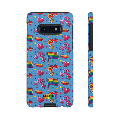 LGBTQWorldwide - ,,FÜHL DICH FREI" Doppelgehäuse Handyhülle Accessories, Glossy, iPhone Cases, Matte, Phone accessory, Phone Cases, Samsung Cases, Thermo, Valentine's Day Picks lgbtq Bekleidung Accessoires unisex Zubehör