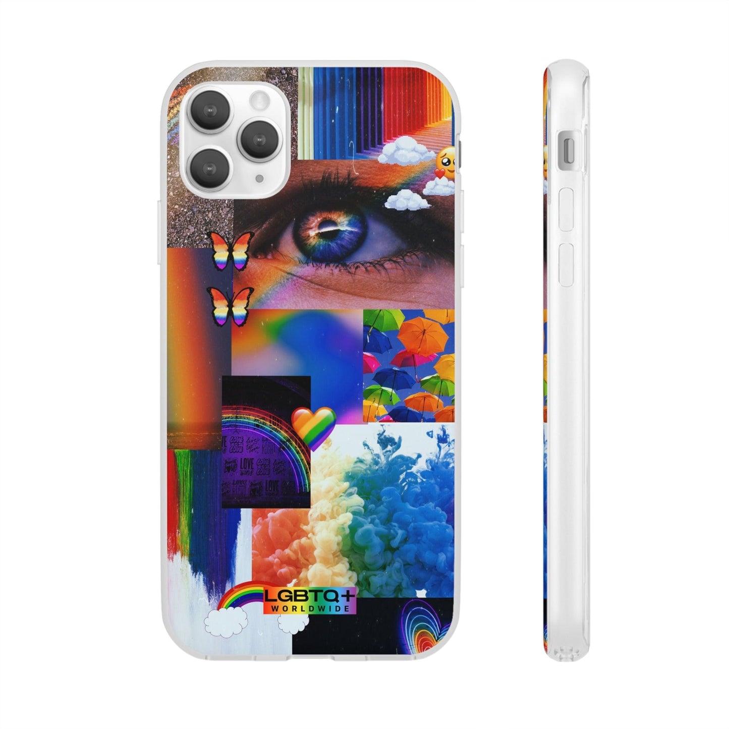 LGBTQWorldwide - ,,VISION" Flexible Handyhülle Accessories, Case, iPhone, iPhone Cases, Phone accessory, Phone Cases, Samsung Cases, silikon, Valentine's Day promotion lgbtq Bekleidung Accessoires unisex Zubehör