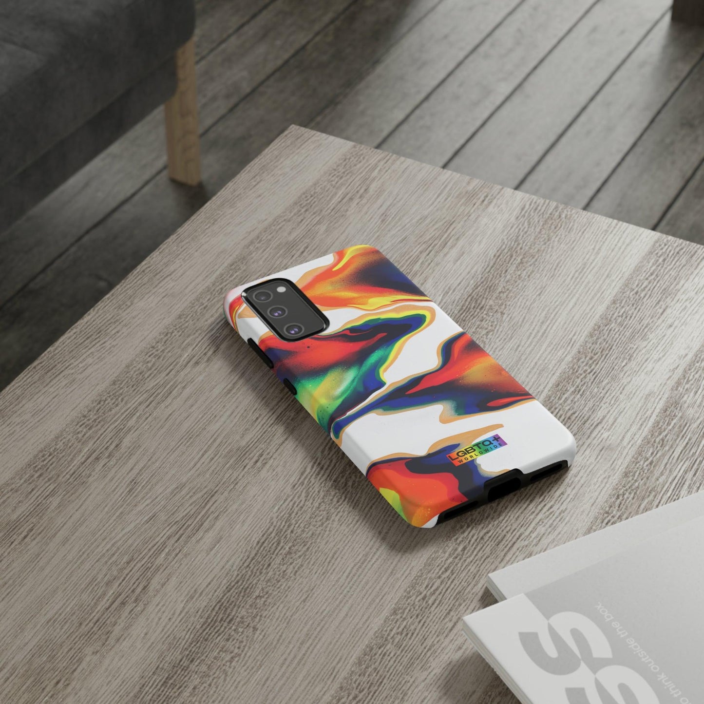 LGBTQWorldwide - ,,EINZIGARTIG" Doppelgehäuse Handyhülle Accessories, Glossy, iPhone Cases, Matte, Phone accessory, Phone Cases, Samsung Cases, Thermo, Valentine's Day Picks lgbtq Bekleidung Accessoires unisex Zubehör