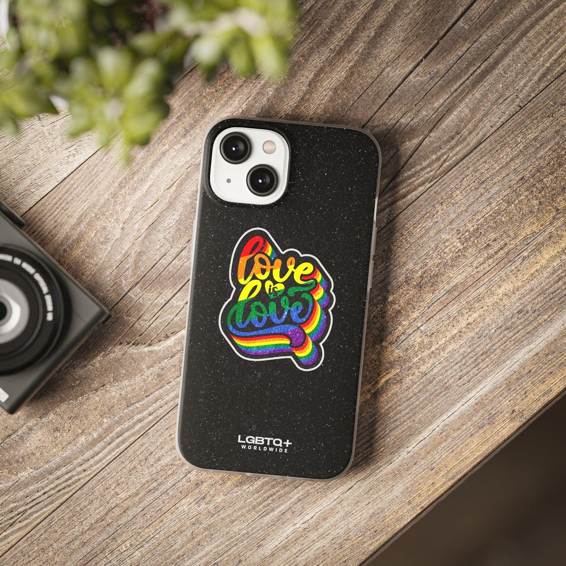 LGBTQWorldwide - ,,LIEBE IST LIEBE" Flexible Handyhülle Accessories, Case, iPhone, iPhone Cases, Phone accessory, Phone Cases, Samsung Cases, Valentine's Day promotion lgbtq Bekleidung Accessoires unisex Zubehör