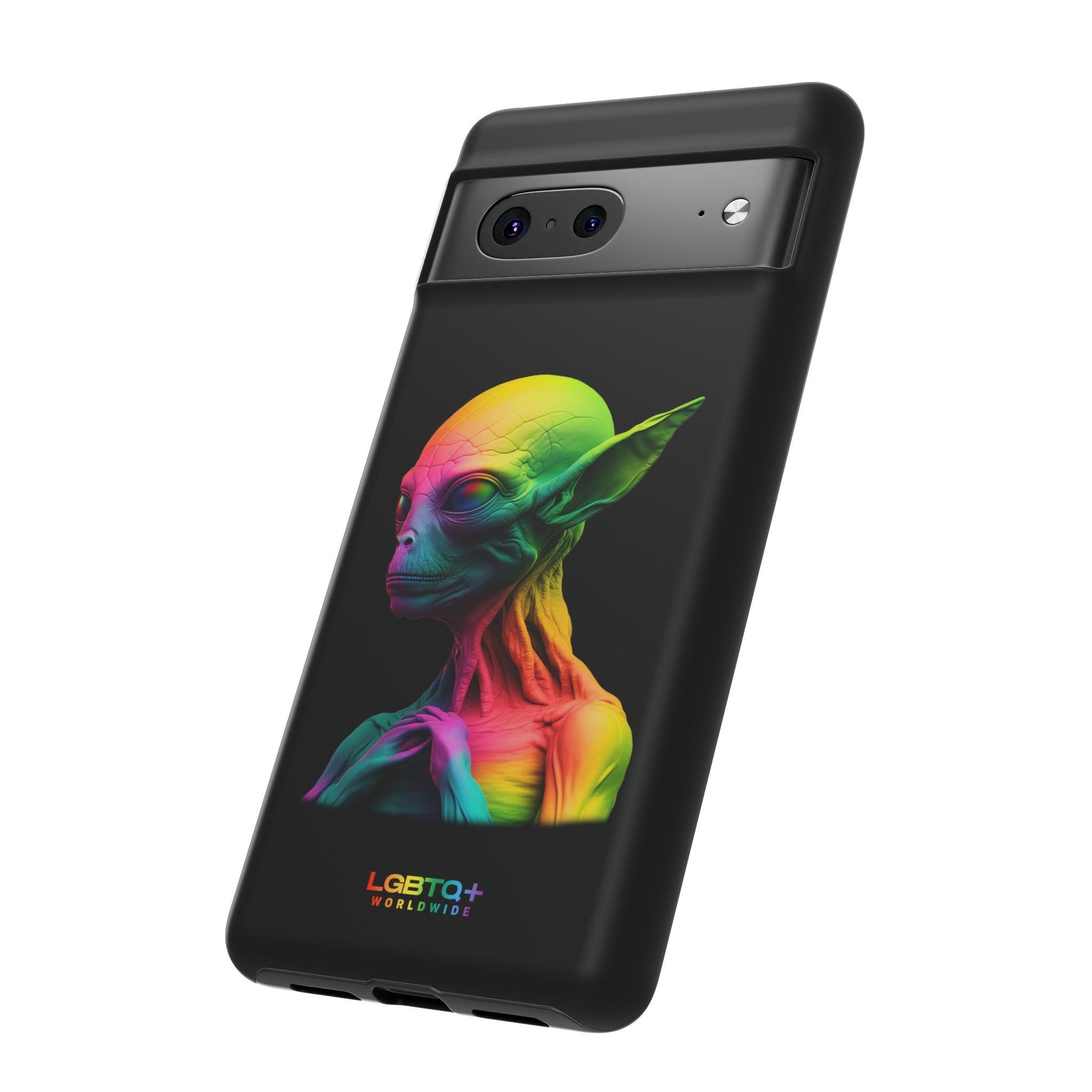 LGBTQWorldwide - ,,ALIEN" Doppelgehäuse Handyhülle Accessories, Glossy, iPhone Cases, Matte, Phone accessory, Phone Cases, Samsung Cases, tough, Valentine's Day Picks lgbtq Bekleidung Accessoires unisex Zubehör