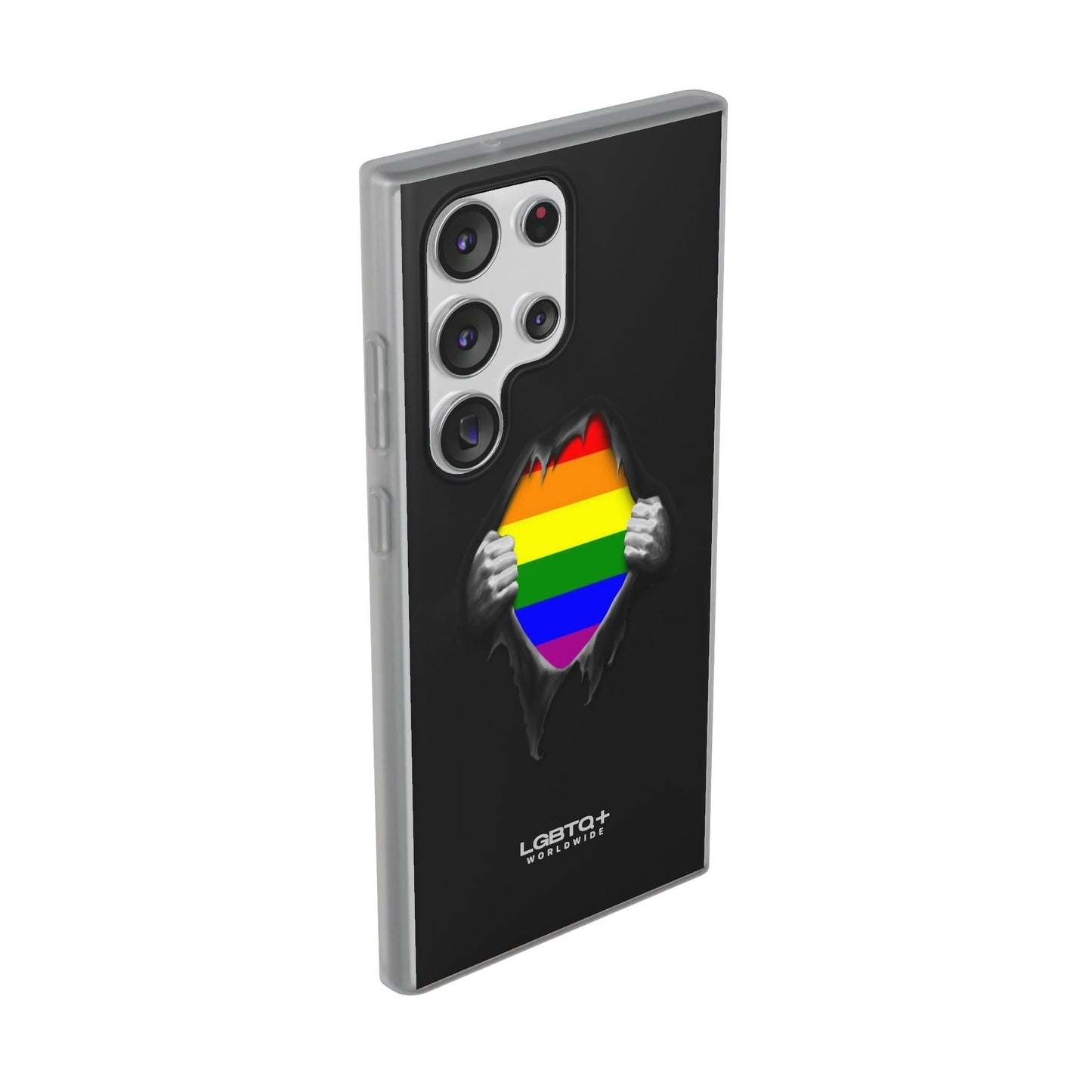 LGBTQWorldwide - ,,SCHWARZES LOCH" Flexible Handyhülle Accessories, Case, iPhone, iPhone Cases, Phone accessory, Phone Cases, Samsung Cases, silikon, Valentine's Day promotion lgbtq Bekleidung Accessoires unisex Zubehör