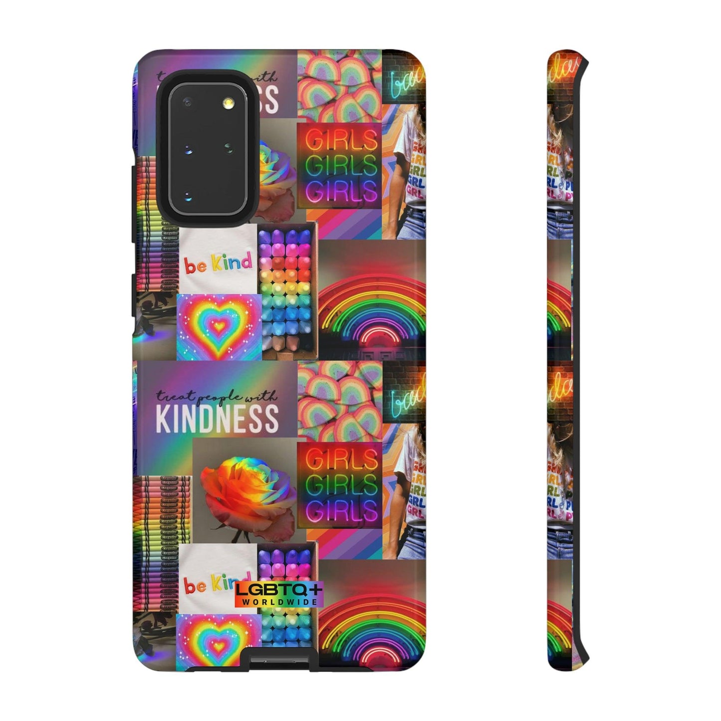 LGBTQWorldwide - ,,FREUNDLICH" Doppelgehäuse Handyhülle Accessories, Glossy, iPhone Cases, Matte, Phone accessory, Phone Cases, Samsung Cases, Thermo, Valentine's Day Picks lgbtq Bekleidung Accessoires unisex Zubehör