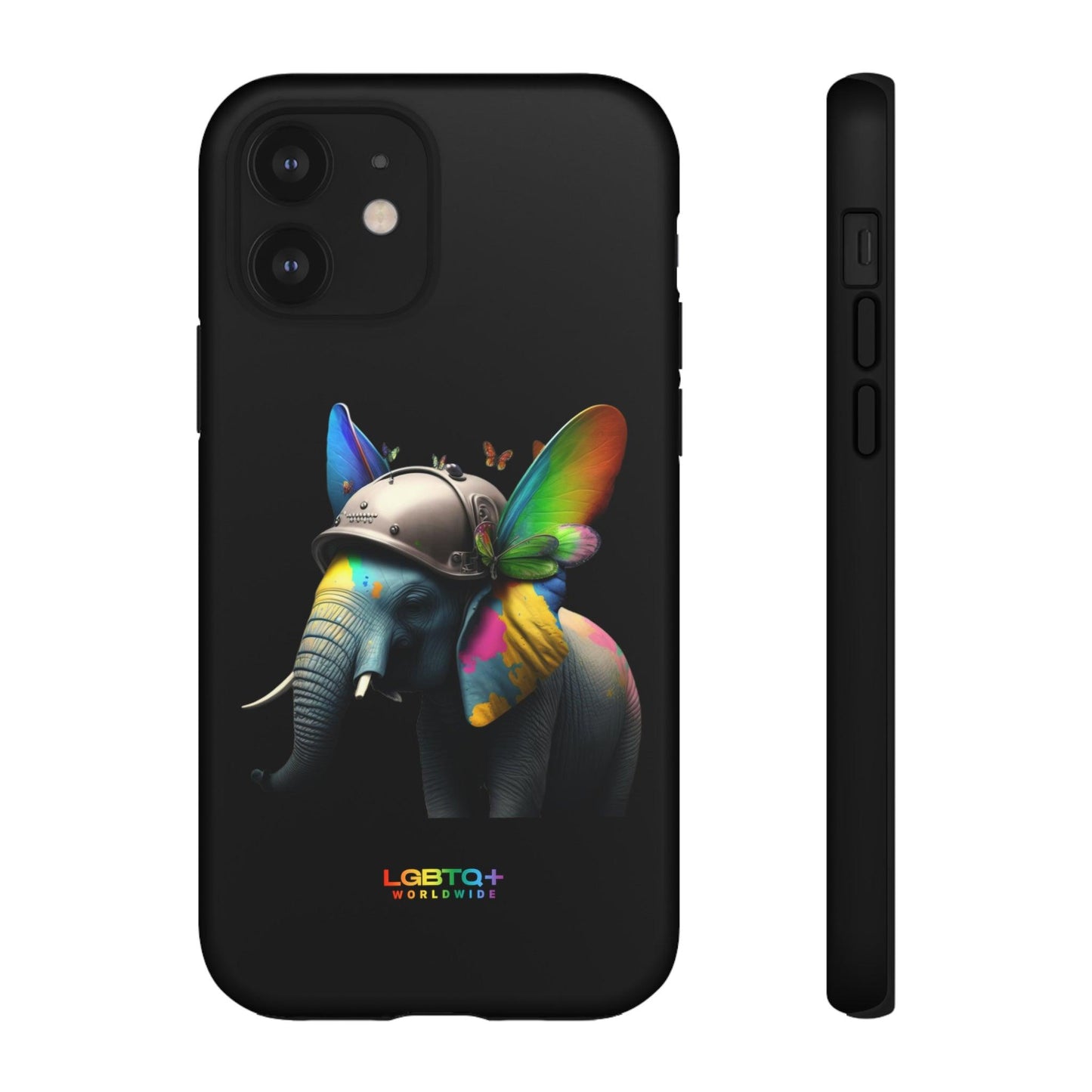 LGBTQWorldwide - ,,ELEFANT" Doppelgehäuse Handyhülle Accessories, Glossy, iPhone Cases, Matte, Phone accessory, Phone Cases, Samsung Cases, tough, Valentine's Day Picks lgbtq Bekleidung Accessoires unisex Zubehör