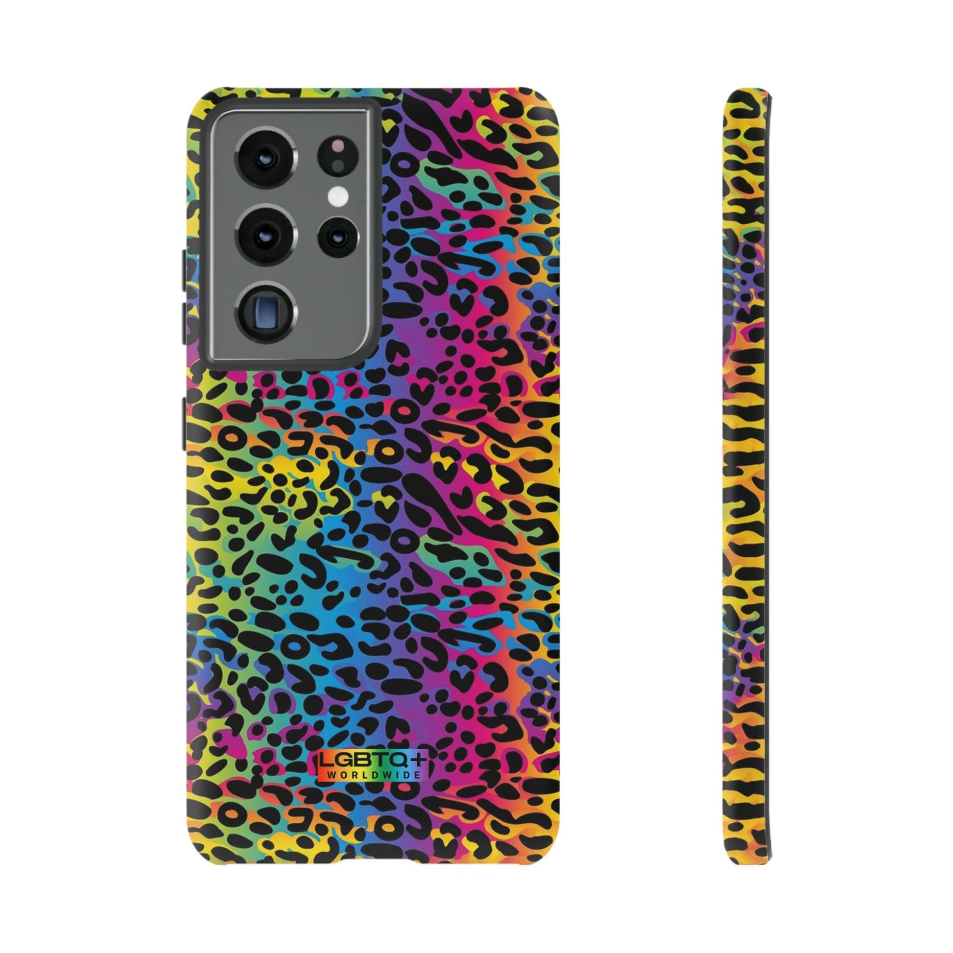 LGBTQWorldwide - ,,LEOPARD" Doppelgehäuse Handyhülle Accessories, Glossy, iPhone Cases, Matte, Phone accessory, Phone Cases, Samsung Cases, Thermo, Valentine's Day Picks lgbtq Bekleidung Accessoires unisex Zubehör