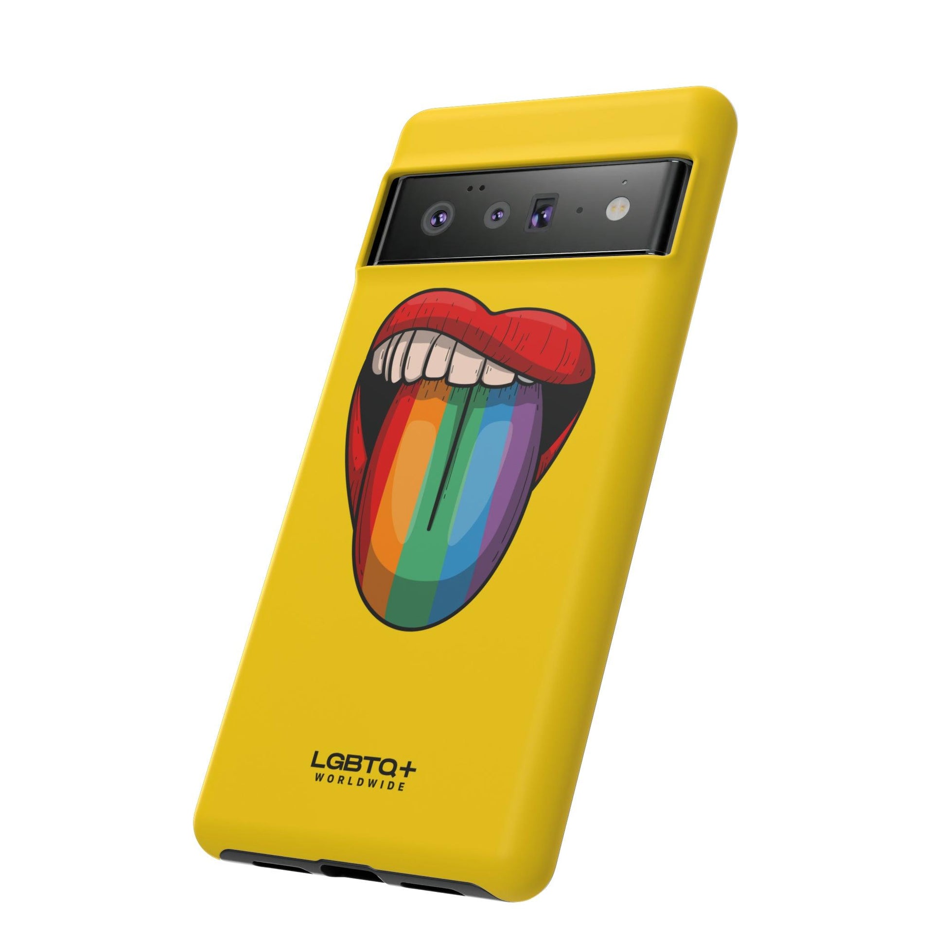 LGBTQWorldwide - ,,ZUNGE" Doppelgehäuse Handyhülle Accessories, Glossy, iPhone Cases, Matte, Phone accessory, Phone Cases, Samsung Cases, Thermo, Valentine's Day Picks lgbtq Bekleidung Accessoires unisex Zubehör