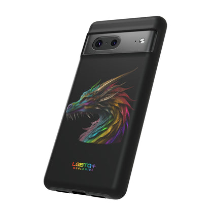 LGBTQWorldwide - ,,DRACHE" Doppelgehäuse Handyhülle Accessories, Glossy, iPhone Cases, Matte, Phone accessory, Phone Cases, Samsung Cases, tough, Valentine's Day Picks lgbtq Bekleidung Accessoires unisex Zubehör