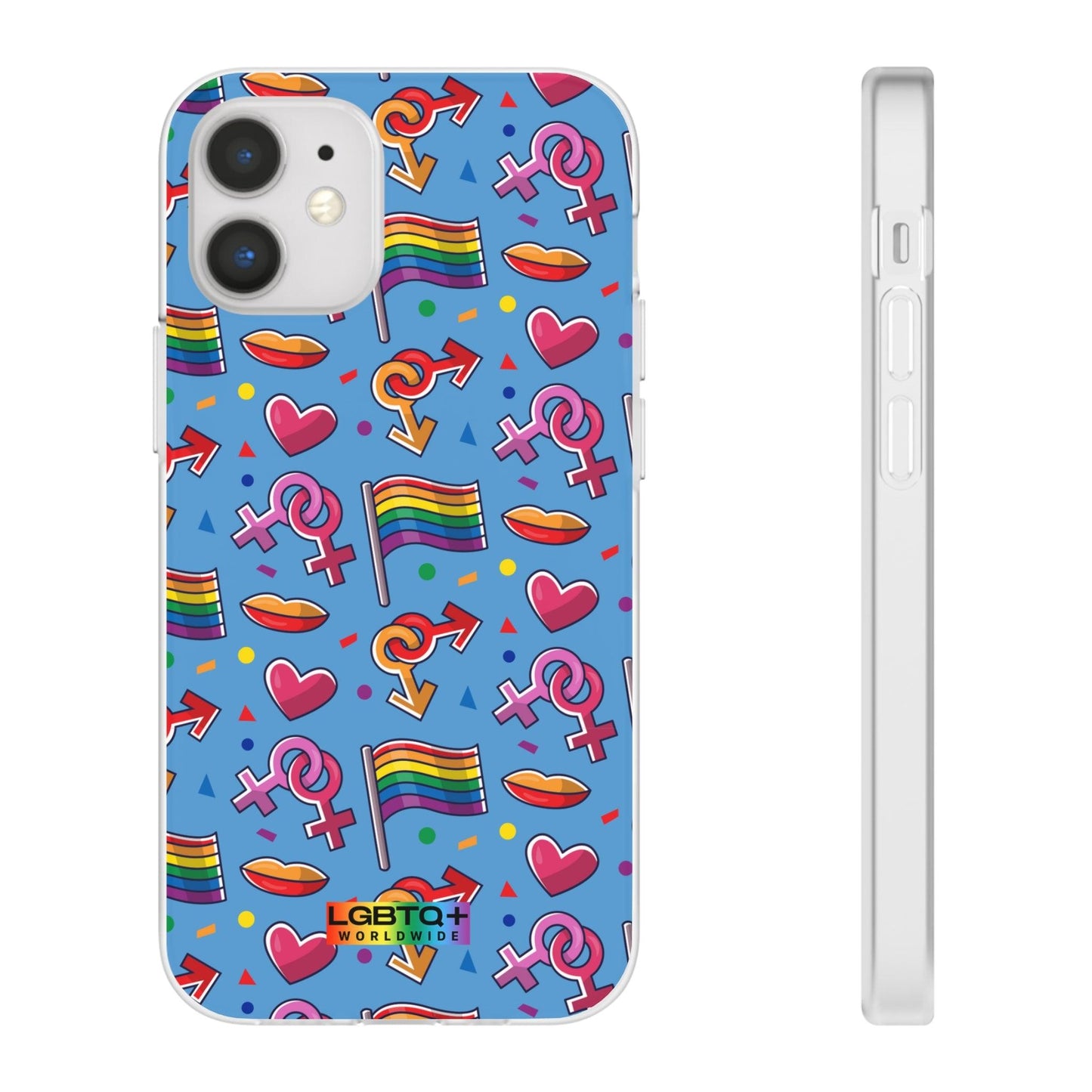 LGBTQWorldwide - ,,FLAGGEN" Flexible Handyhülle Accessories, Case, iPhone, iPhone Cases, Phone accessory, Phone Cases, Samsung Cases, silikon, Valentine's Day promotion lgbtq Bekleidung Accessoires unisex Zubehör