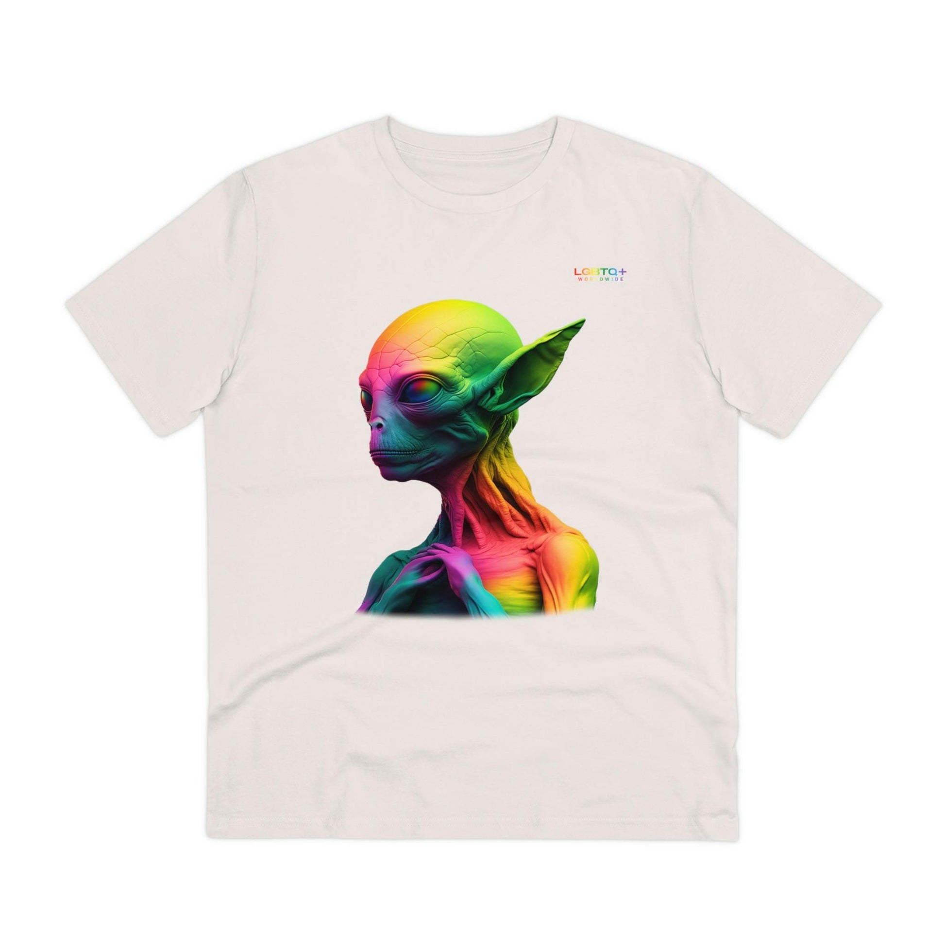 LGBTQWorldwide - ,,ALIEN" ai, Cotton, Crew neck, DTG, Eco-friendly, Men's Clothing, Organic, Recycled, Regular fit, Sustainable, T-shirts, Unisex, Valentine's Day Picks, Vegan, Women's Clothing lgbtq Bekleidung Accessoires unisex Zubehör