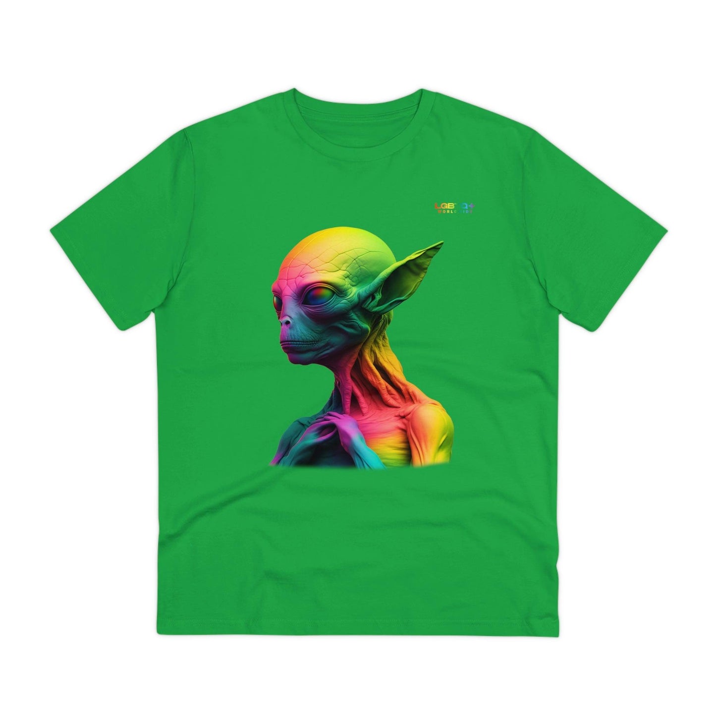 LGBTQWorldwide - ,,ALIEN" ai, Cotton, Crew neck, DTG, Eco-friendly, Men's Clothing, Organic, Recycled, Regular fit, Sustainable, T-shirts, Unisex, Valentine's Day Picks, Vegan, Women's Clothing lgbtq Bekleidung Accessoires unisex Zubehör