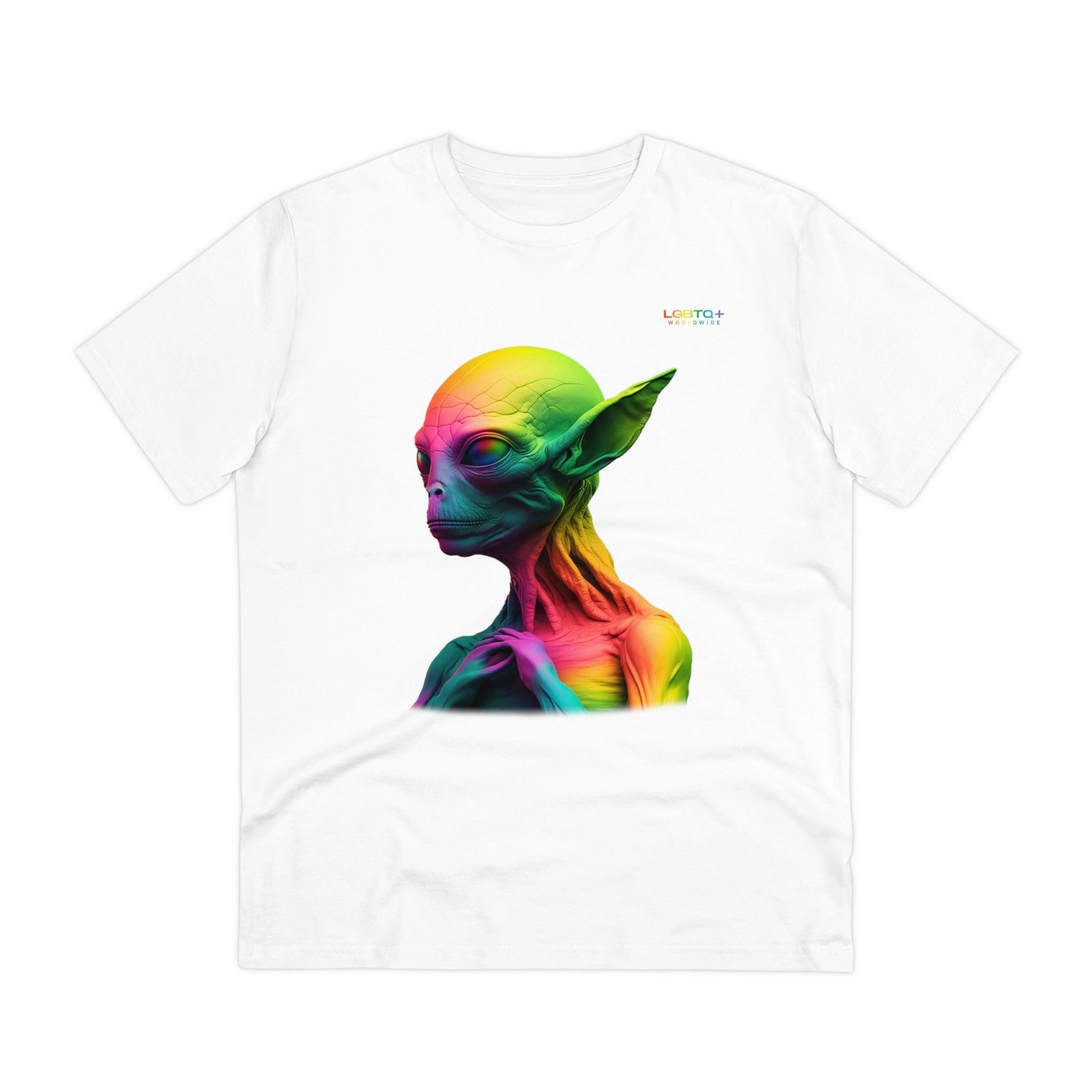 LGBTQWorldwide - ,,ALIEN" ai, Cotton, Crew neck, DTG, Eco-friendly, Men's Clothing, Organic, Recycled, Regular fit, Sustainable, T-shirts, Unisex, Valentine's Day Picks, Vegan, Women's Clothing lgbtq Bekleidung Accessoires unisex Zubehör