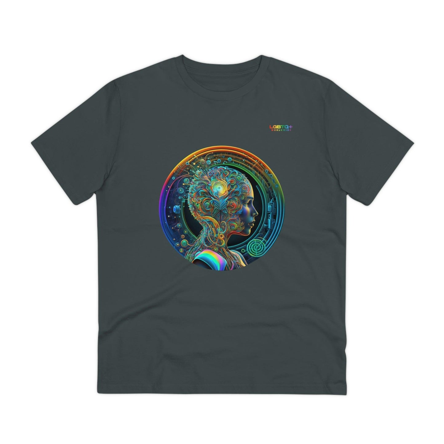 LGBTQWorldwide - ,,ROBOTER" ai, Cotton, Crew neck, DTG, Eco-friendly, Men's Clothing, Organic, Recycled, Regular fit, Sustainable, T-shirts, Unisex, Valentine's Day Picks, Vegan, Women's Clothing lgbtq Bekleidung Accessoires unisex Zubehör