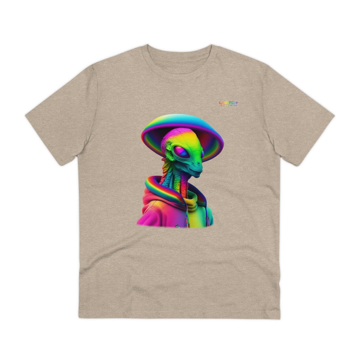 LGBTQWorldwide - ,,PROUD ALIEN" ai, Cotton, Crew neck, DTG, Eco-friendly, Men's Clothing, Organic, Recycled, Regular fit, Sustainable, T-shirts, Unisex, Valentine's Day Picks, Vegan, Women's Clothing lgbtq Bekleidung Accessoires unisex Zubehör