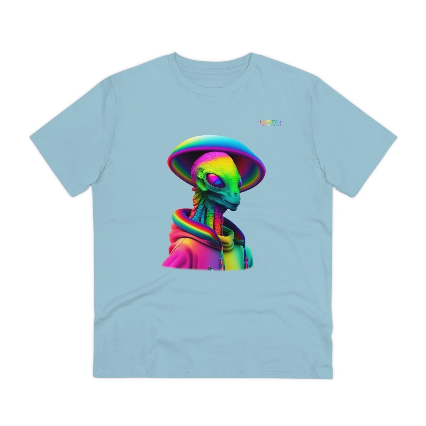 LGBTQWorldwide - ,,PROUD ALIEN" ai, Cotton, Crew neck, DTG, Eco-friendly, Men's Clothing, Organic, Recycled, Regular fit, Sustainable, T-shirts, Unisex, Valentine's Day Picks, Vegan, Women's Clothing lgbtq Bekleidung Accessoires unisex Zubehör