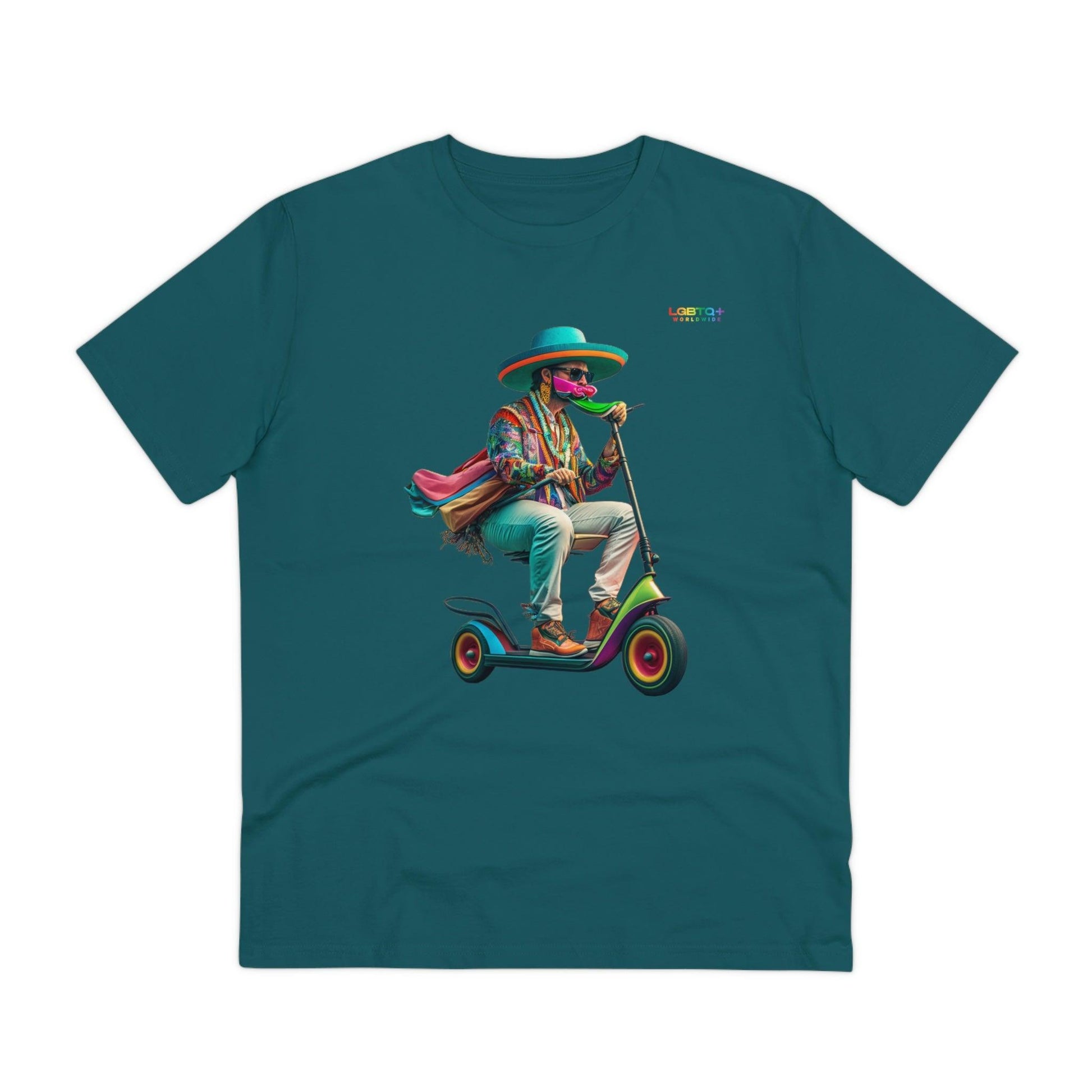 LGBTQWorldwide - ,,SCOOTER BOY" ai, Cotton, Crew neck, DTG, Eco-friendly, Men's Clothing, Organic, Recycled, Regular fit, Sustainable, T-shirts, Unisex, Valentine's Day Picks, Vegan, Women's Clothing lgbtq Bekleidung Accessoires unisex Zubehör