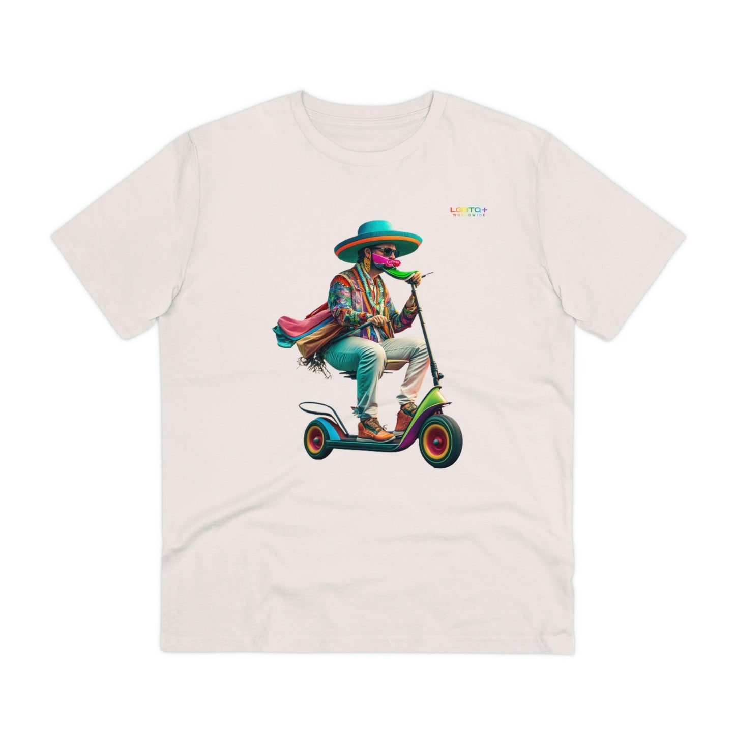 LGBTQWorldwide - ,,SCOOTER BOY" ai, Cotton, Crew neck, DTG, Eco-friendly, Men's Clothing, Organic, Recycled, Regular fit, Sustainable, T-shirts, Unisex, Valentine's Day Picks, Vegan, Women's Clothing lgbtq Bekleidung Accessoires unisex Zubehör