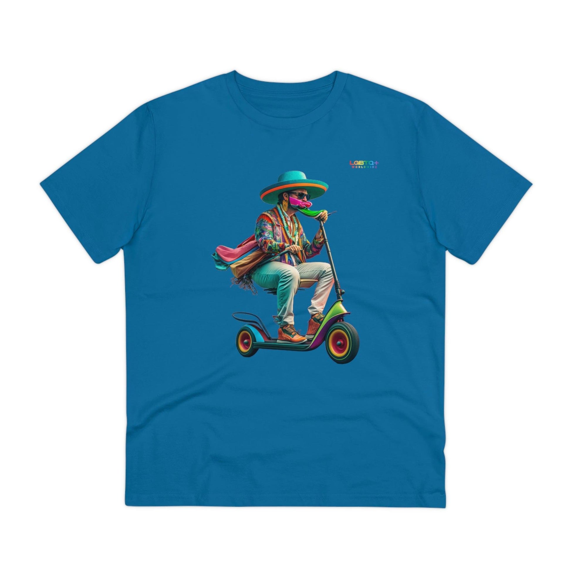 LGBTQWorldwide - ,,SCOOTER BOY" ai, Cotton, Crew neck, DTG, Eco-friendly, Men's Clothing, Organic, Recycled, Regular fit, Sustainable, T-shirts, Unisex, Valentine's Day Picks, Vegan, Women's Clothing lgbtq Bekleidung Accessoires unisex Zubehör