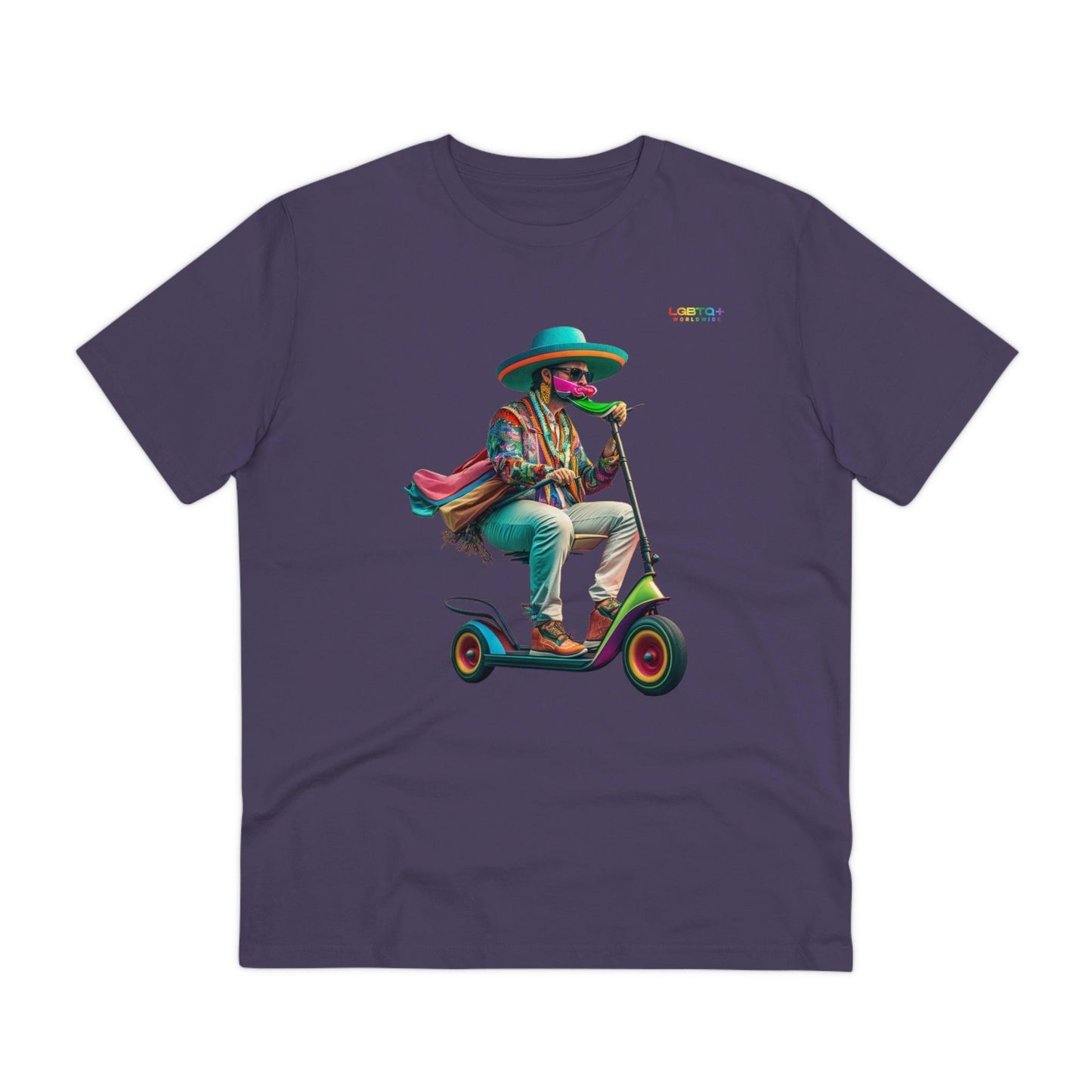 LGBTQWorldwide - ,,SCOOTER BOY" ai, Cotton, Crew neck, DTG, Eco-friendly, Men's Clothing, Organic, Recycled, Regular fit, Sustainable, T-shirts, Unisex, Valentine's Day Picks, Vegan, Women's Clothing lgbtq Bekleidung Accessoires unisex Zubehör