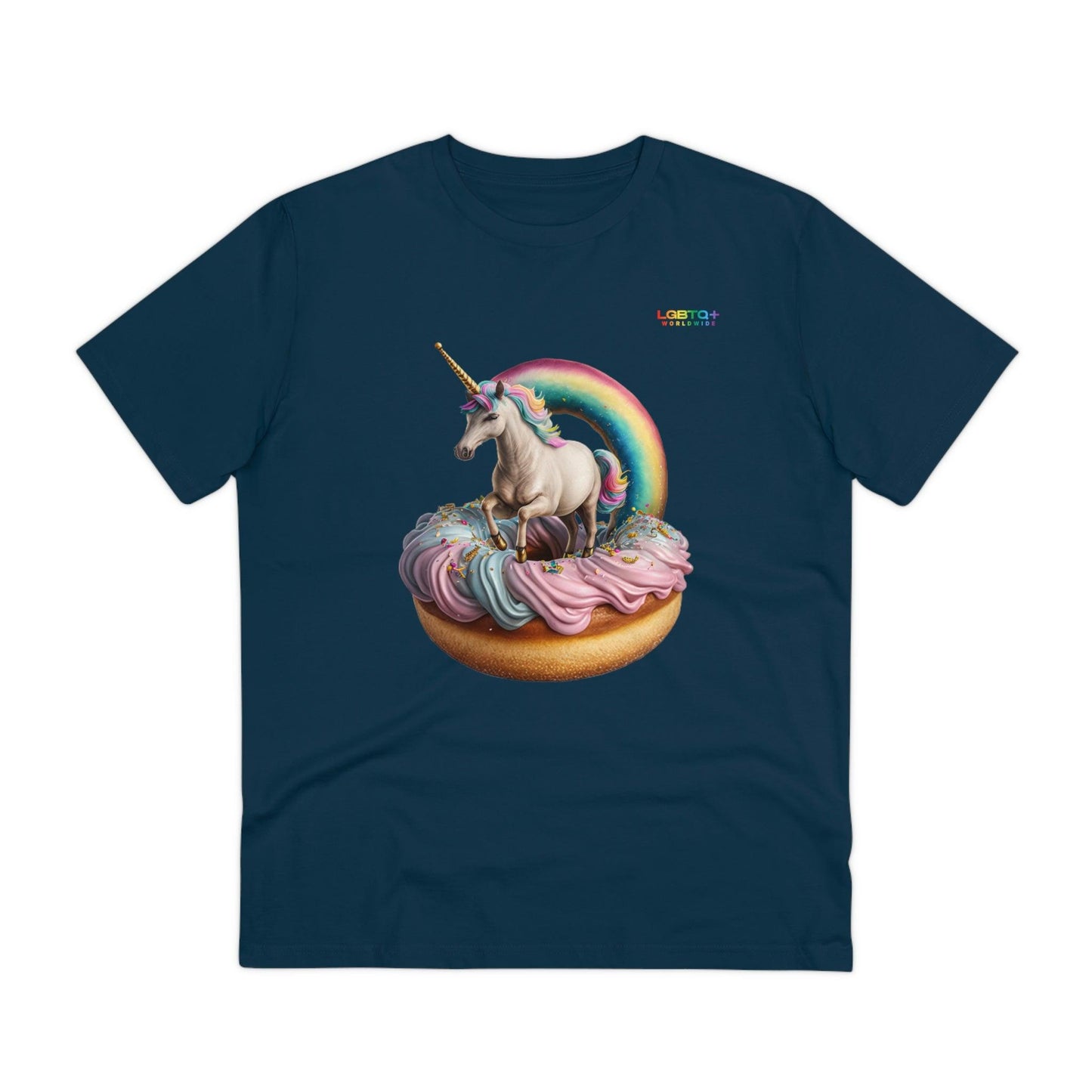 LGBTQWorldwide - ,,EINHORN" ai, Cotton, Crew neck, DTG, Eco-friendly, Men's Clothing, Organic, Recycled, Regular fit, Sustainable, T-shirts, Unisex, Valentine's Day Picks, Vegan, Women's Clothing lgbtq Bekleidung Accessoires unisex Zubehör