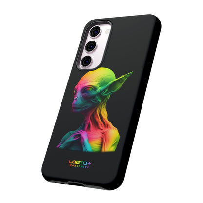 LGBTQWorldwide - ,,ALIEN" Doppelgehäuse Handyhülle Accessories, Glossy, iPhone Cases, Matte, Phone accessory, Phone Cases, Samsung Cases, tough, Valentine's Day Picks lgbtq Bekleidung Accessoires unisex Zubehör