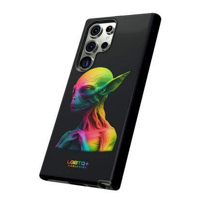 LGBTQWorldwide - ,,ALIEN" Doppelgehäuse Handyhülle Accessories, Glossy, iPhone Cases, Matte, Phone accessory, Phone Cases, Samsung Cases, tough, Valentine's Day Picks lgbtq Bekleidung Accessoires unisex Zubehör