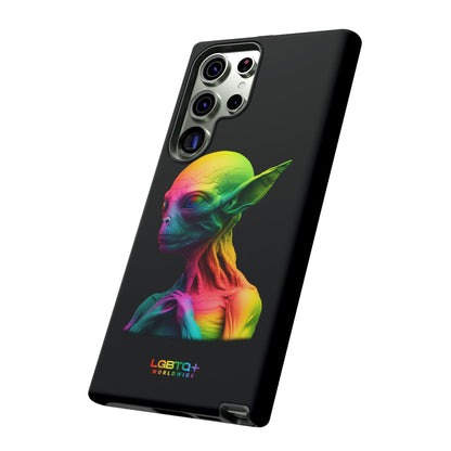 LGBTQWorldwide - ,,ALIEN" Doppelgehäuse Handyhülle Accessories, Glossy, iPhone Cases, Matte, Phone accessory, Phone Cases, Samsung Cases, tough, Valentine's Day Picks lgbtq Bekleidung Accessoires unisex Zubehör