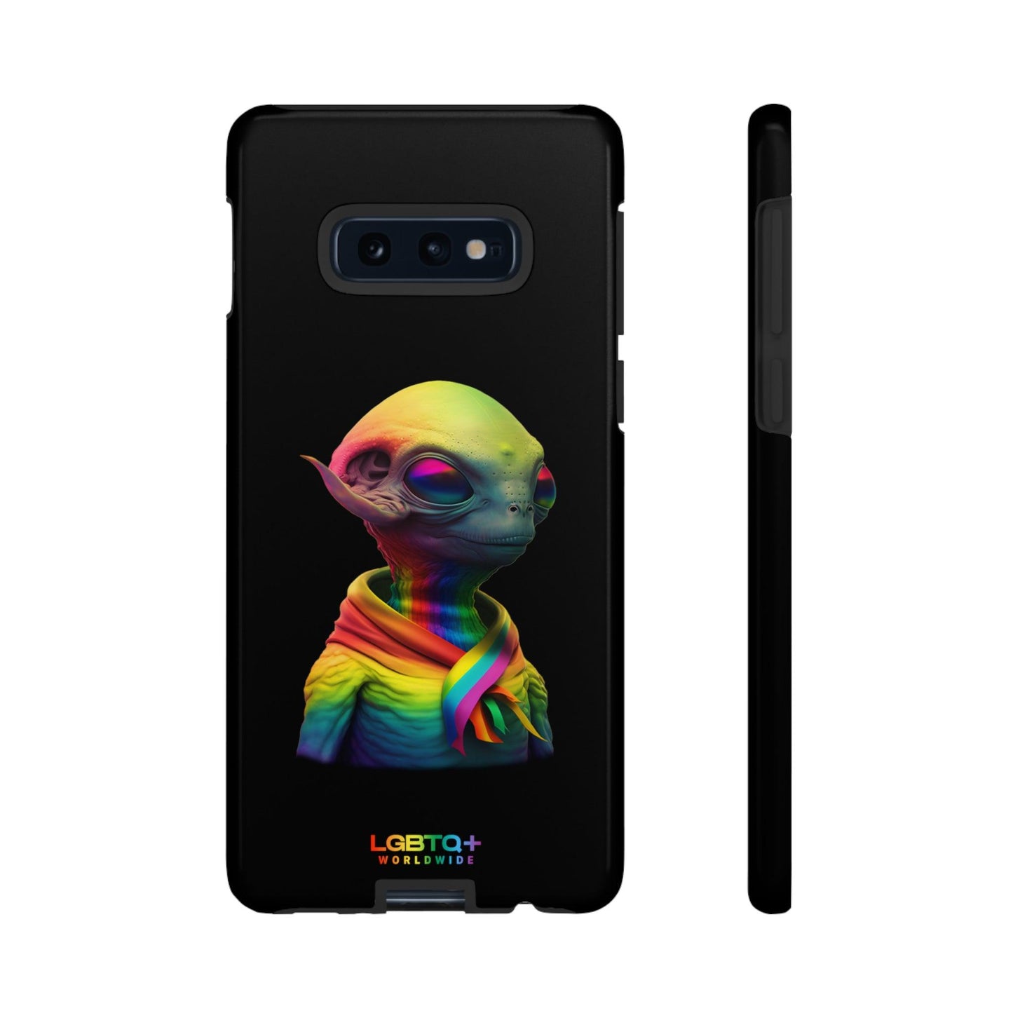 LGBTQWorldwide - ,,ALIEN" Doppelgehäuse Handyhülle Accessories, Glossy, iPhone Cases, Matte, Phone accessory, Phone Cases, Samsung Cases, tough, Valentine's Day Picks lgbtq Bekleidung Accessoires unisex Zubehör