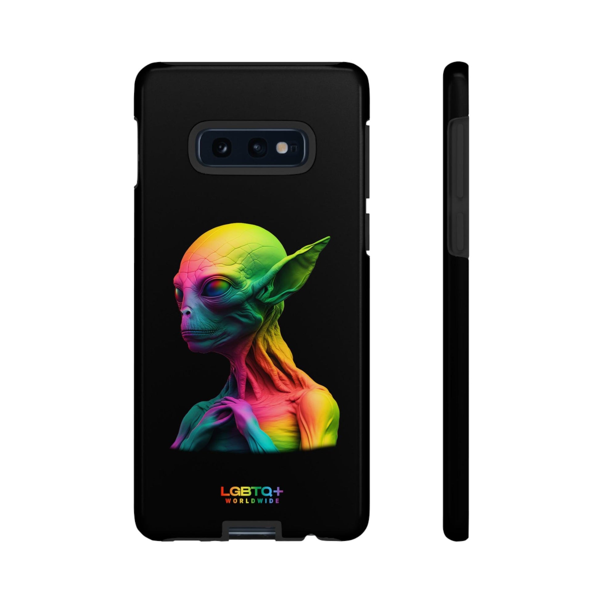 LGBTQWorldwide - ,,ALIEN" Doppelgehäuse Handyhülle Accessories, Glossy, iPhone Cases, Matte, Phone accessory, Phone Cases, Samsung Cases, tough, Valentine's Day Picks lgbtq Bekleidung Accessoires unisex Zubehör