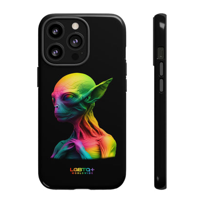 LGBTQWorldwide - ,,ALIEN" Doppelgehäuse Handyhülle Accessories, Glossy, iPhone Cases, Matte, Phone accessory, Phone Cases, Samsung Cases, tough, Valentine's Day Picks lgbtq Bekleidung Accessoires unisex Zubehör