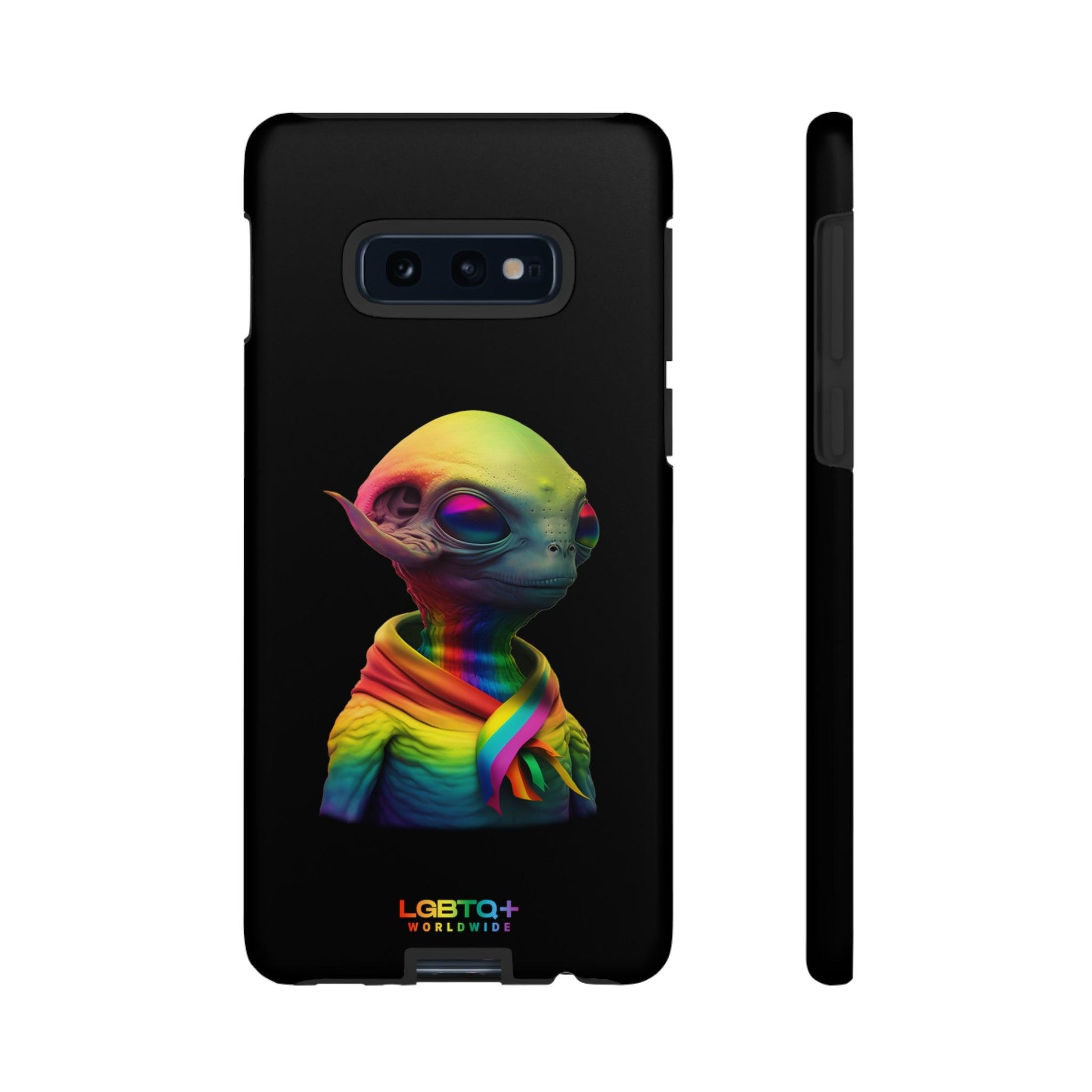 LGBTQWorldwide - ,,ALIEN" Doppelgehäuse Handyhülle Accessories, Glossy, iPhone Cases, Matte, Phone accessory, Phone Cases, Samsung Cases, tough, Valentine's Day Picks lgbtq Bekleidung Accessoires unisex Zubehör