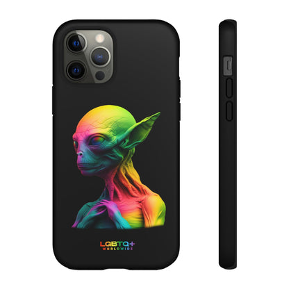 LGBTQWorldwide - ,,ALIEN" Doppelgehäuse Handyhülle Accessories, Glossy, iPhone Cases, Matte, Phone accessory, Phone Cases, Samsung Cases, tough, Valentine's Day Picks lgbtq Bekleidung Accessoires unisex Zubehör