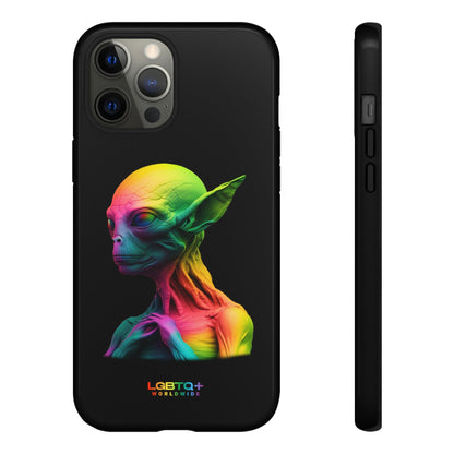 LGBTQWorldwide - ,,ALIEN" Doppelgehäuse Handyhülle Accessories, Glossy, iPhone Cases, Matte, Phone accessory, Phone Cases, Samsung Cases, tough, Valentine's Day Picks lgbtq Bekleidung Accessoires unisex Zubehör