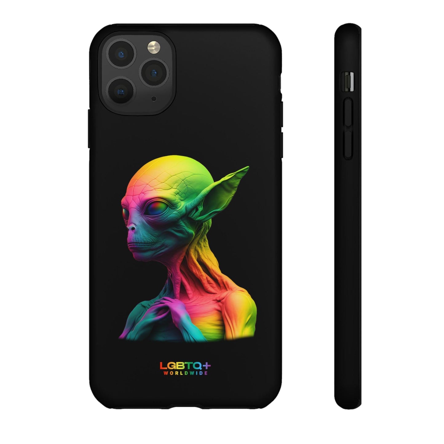 LGBTQWorldwide - ,,ALIEN" Doppelgehäuse Handyhülle Accessories, Glossy, iPhone Cases, Matte, Phone accessory, Phone Cases, Samsung Cases, tough, Valentine's Day Picks lgbtq Bekleidung Accessoires unisex Zubehör